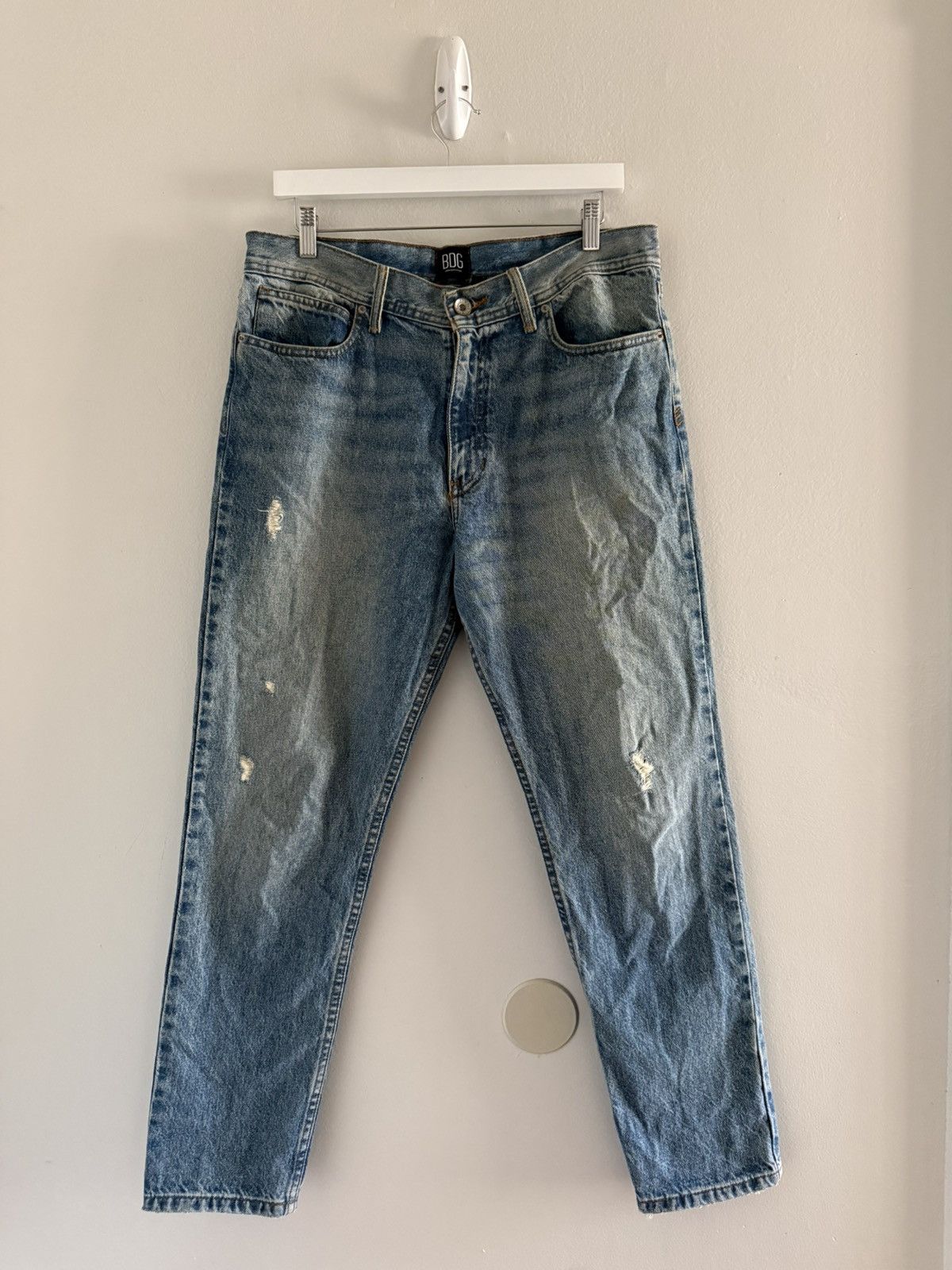 Bdg BDG UO Relaxed Dad Fit Denim Jeans Pants Blue Stone-Wash Size US 32 / EU 48 - 1 Thumbnail