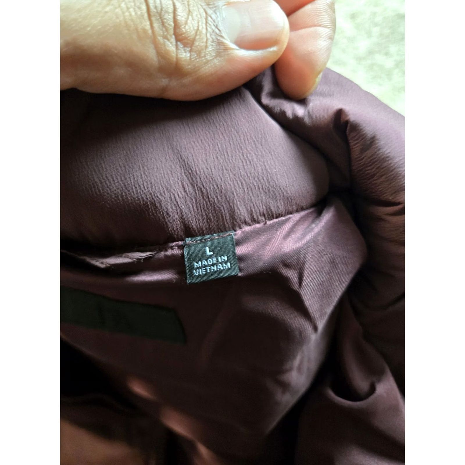 Uniqlo Uniqlo Down Jacket Womens L Burgundy Quilted Full Zip Pockets Lightweight Size L / US 10 / IT 46 - 4 Thumbnail