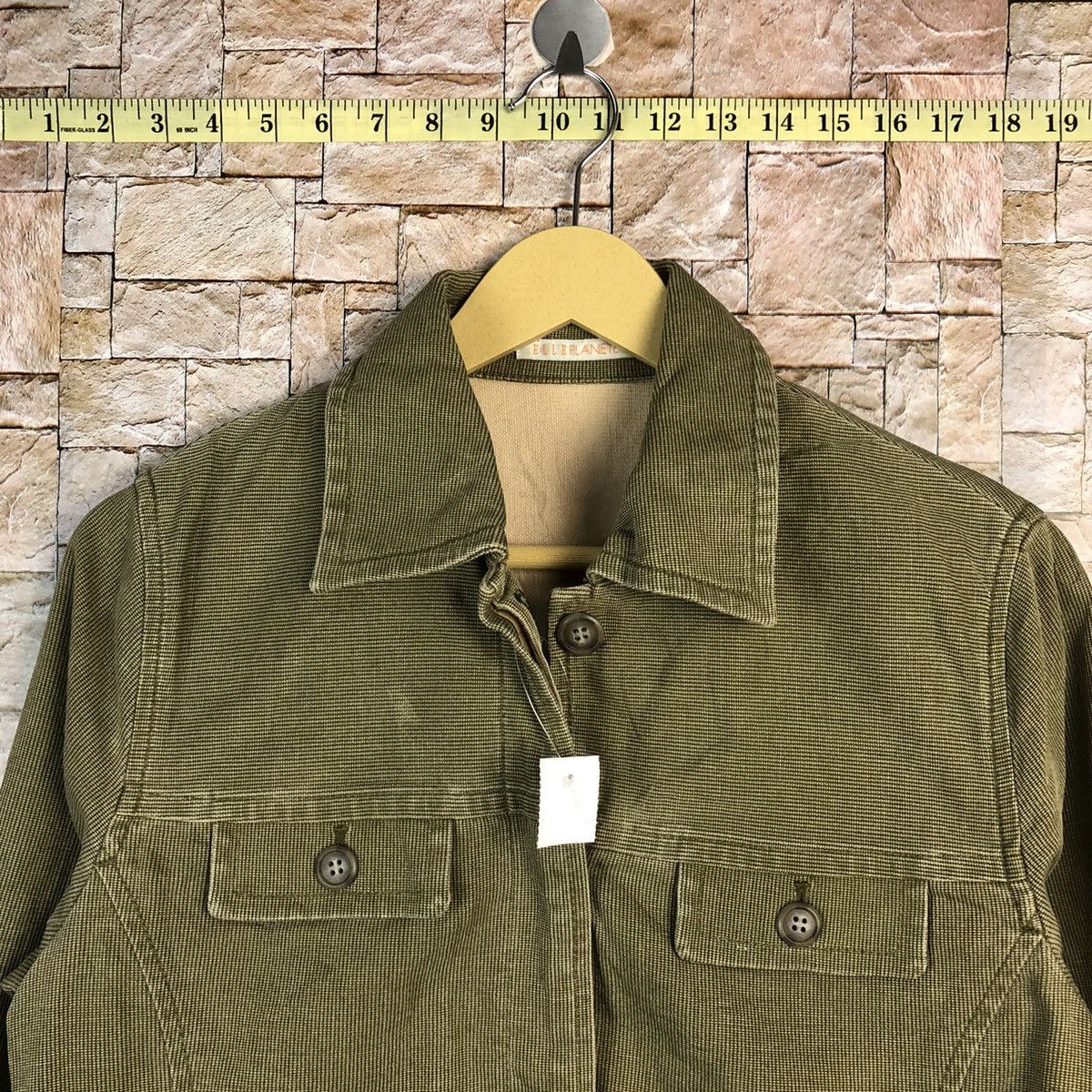 Japanese Brand Elle Plante Green jaket #A824 Size S / US 4 / IT 40 - 4 Thumbnail