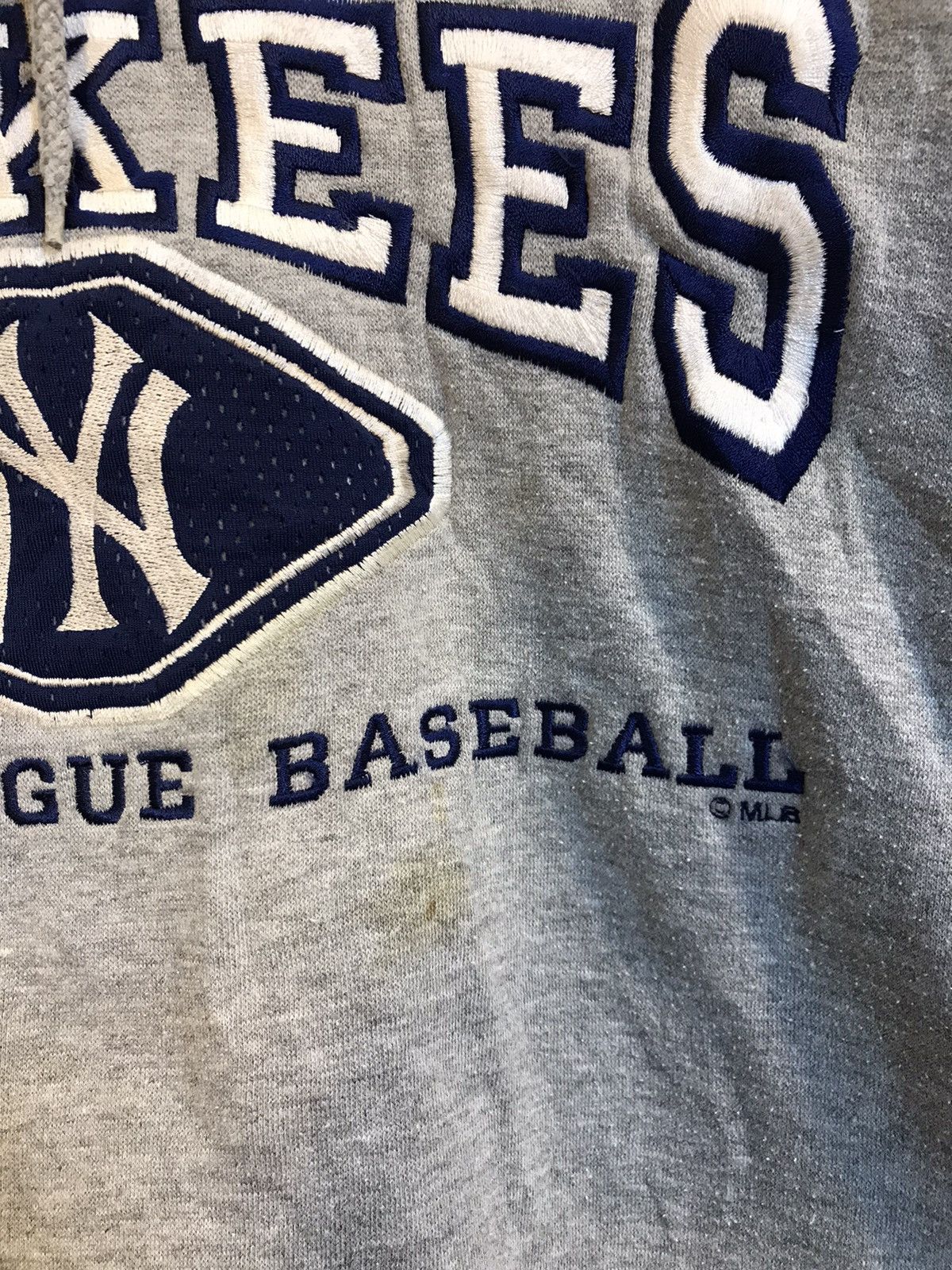 Lee × Vintage Vintage Y2K New York Yankees Hoodie Sweatshirt Size US XL / EU 56 / 4 - 5 Thumbnail
