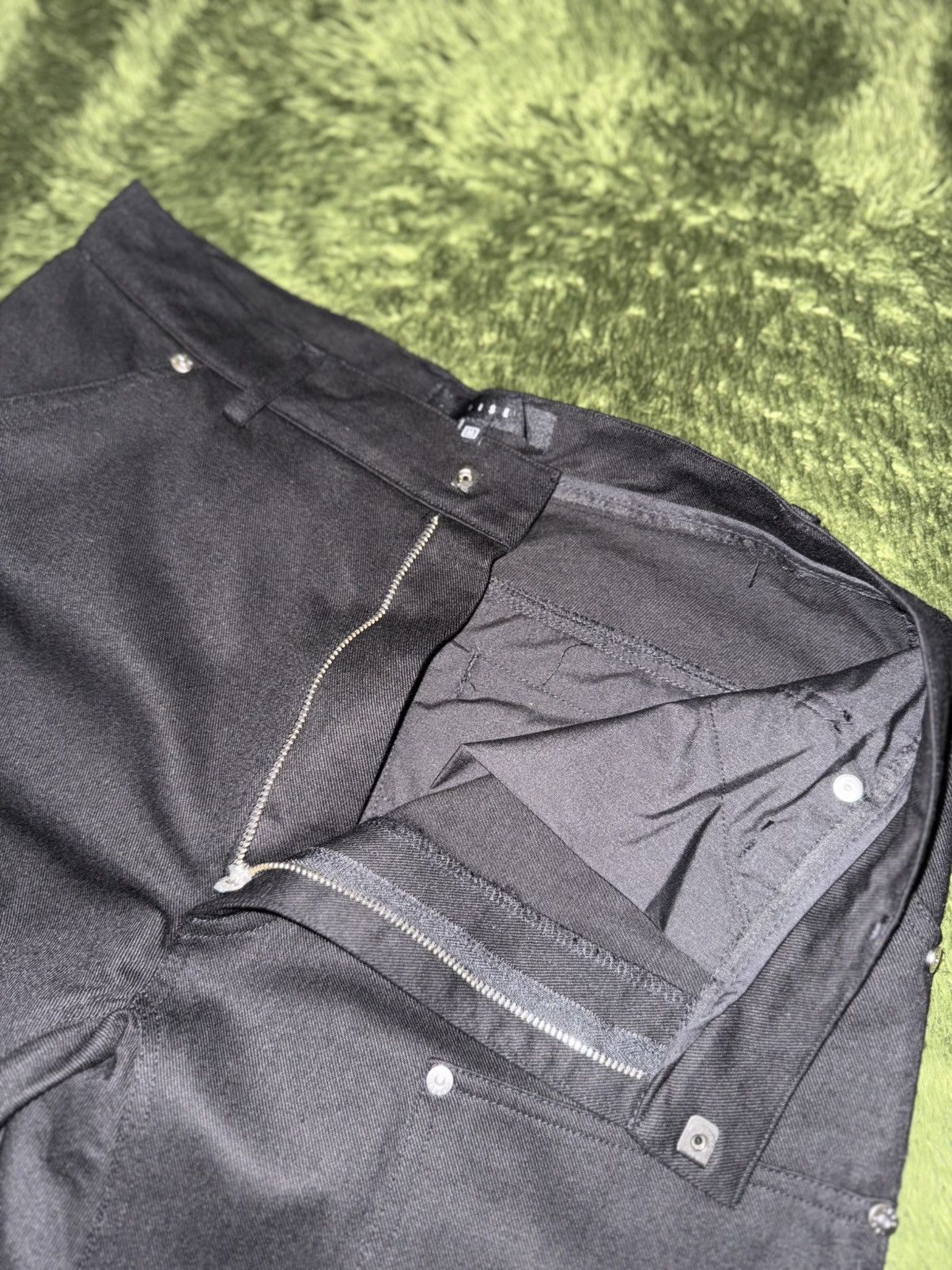 IISE [M] IISE 21FW Double-Front Work Pants – Black Size US 32 / EU 48 - 3 Thumbnail