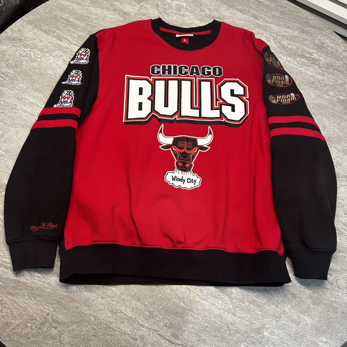 Mitchell & Ness × NBA Mitchell & Ness Hardwood Classics Chicago Bulls Sweatshirt Size US L / EU 52-54 / 3 - 1 Thumbnail