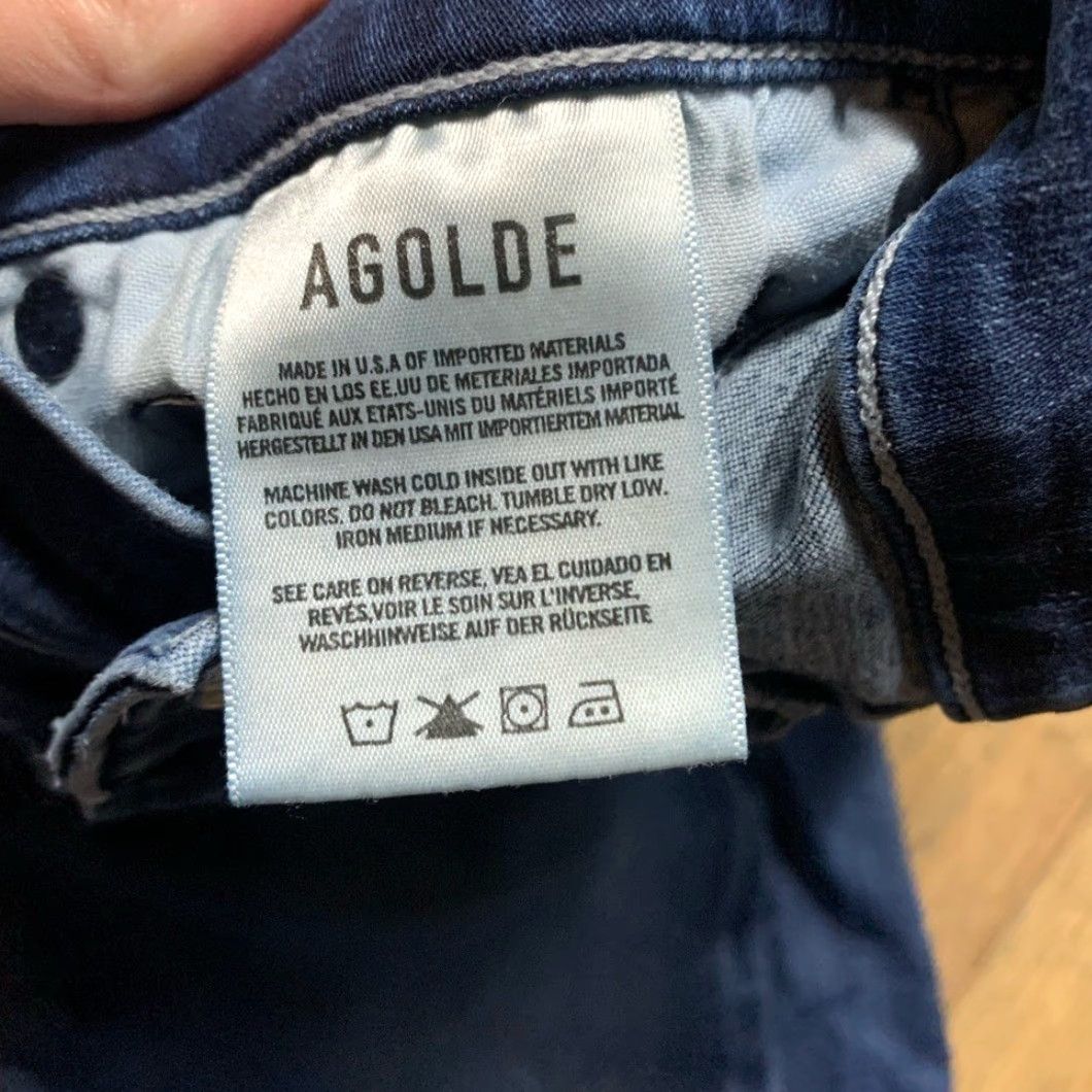 Agolde AGOLDE Jeans 28 Ankle Regular Size 28 Blue Women Size 28" / US 6 / IT 42 - 4 Thumbnail