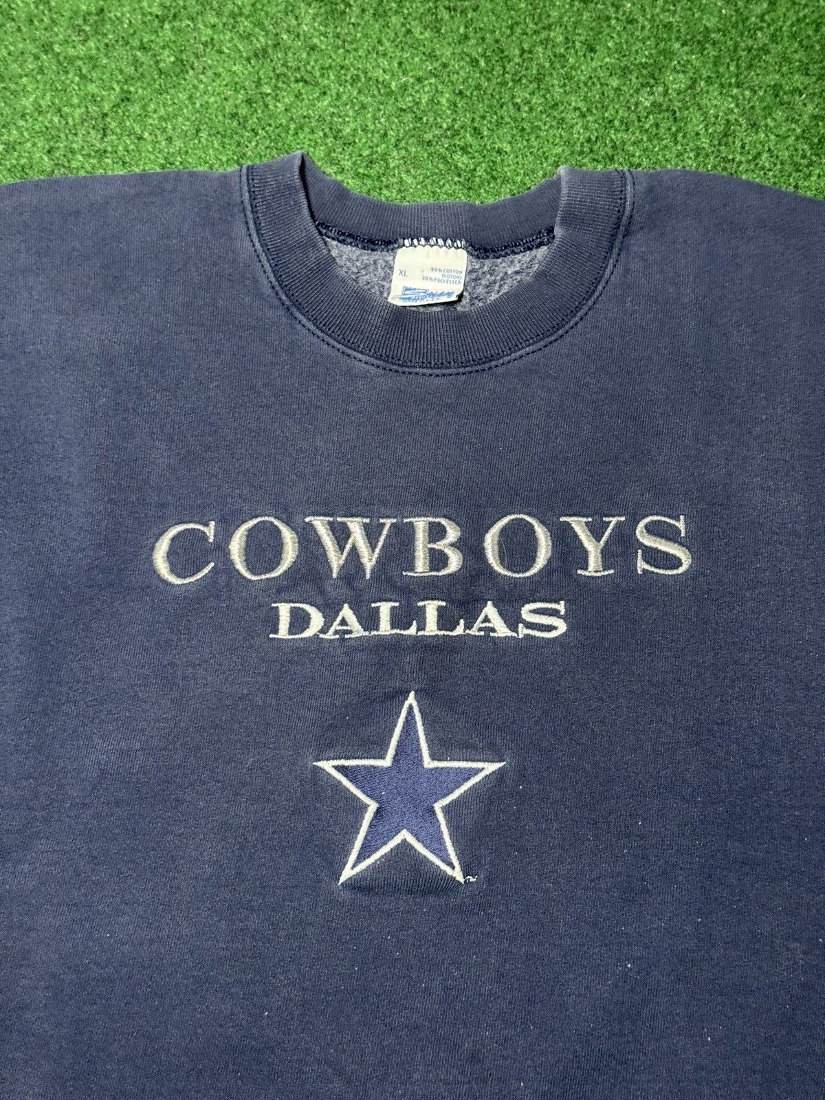 Salem Sportswear Vintage 90s Dallas Cowboys Salem Sportswear XL Sweatshirt Size US XL / EU 56 / 4 - 2 Thumbnail