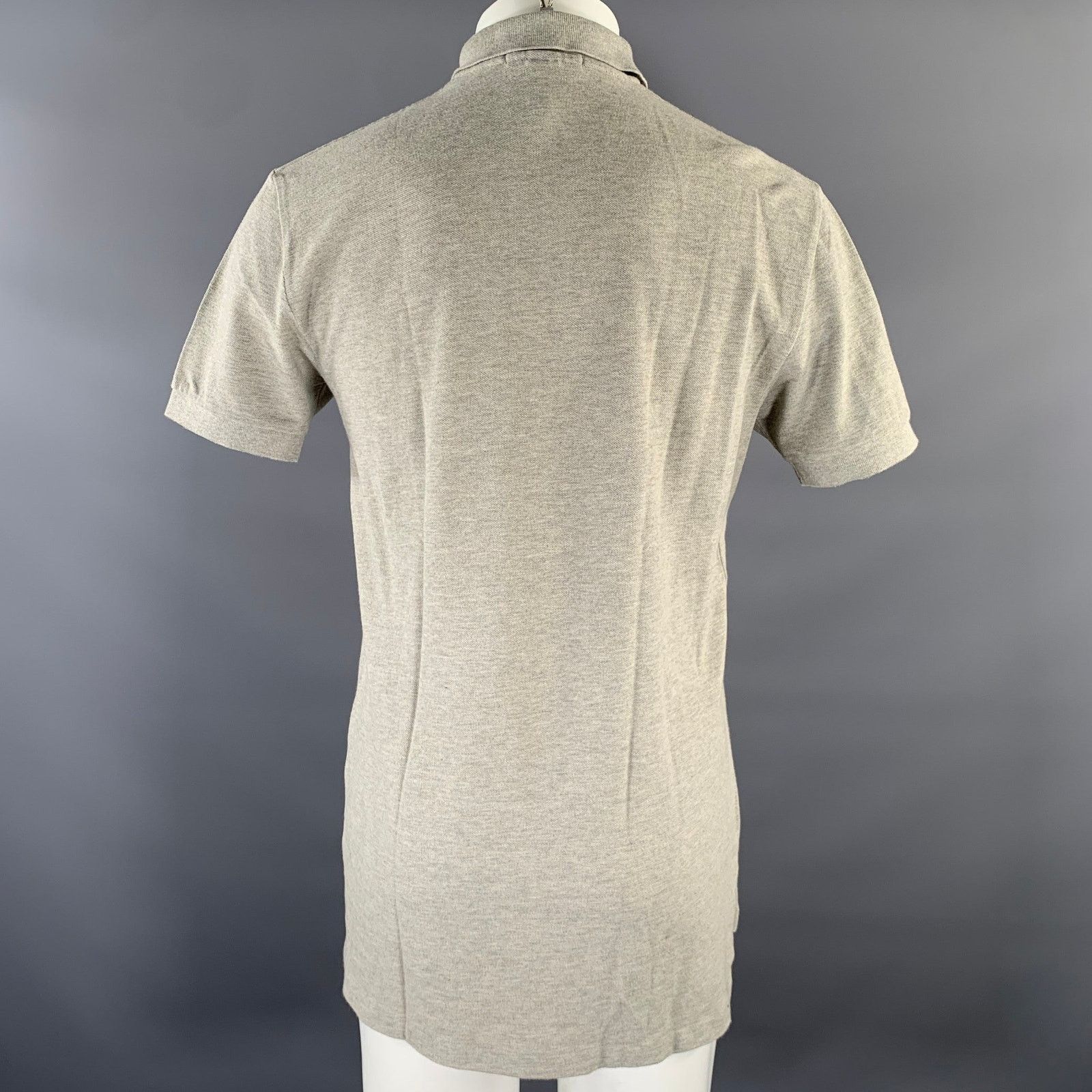 Ralph Lauren RALPH LAUREN Size S Grey Logo Cotton Ribbed Polo Size US S / EU 44-46 / 1 - 3 Thumbnail