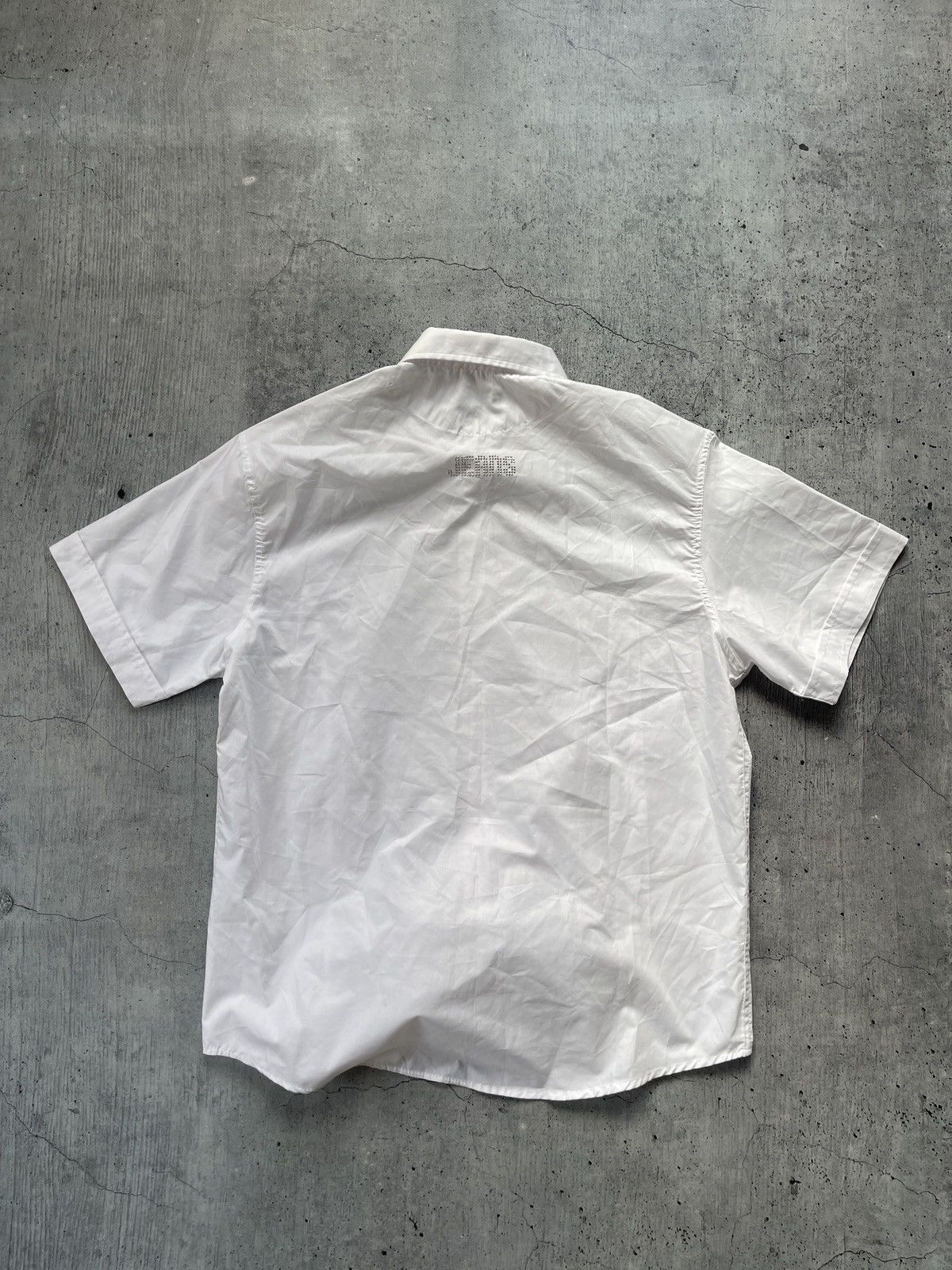 Armani × Vintage Shirt Armani Jeans Vintage White Button Ups Luxury Size US L / EU 52-54 / 3 - 4 Thumbnail
