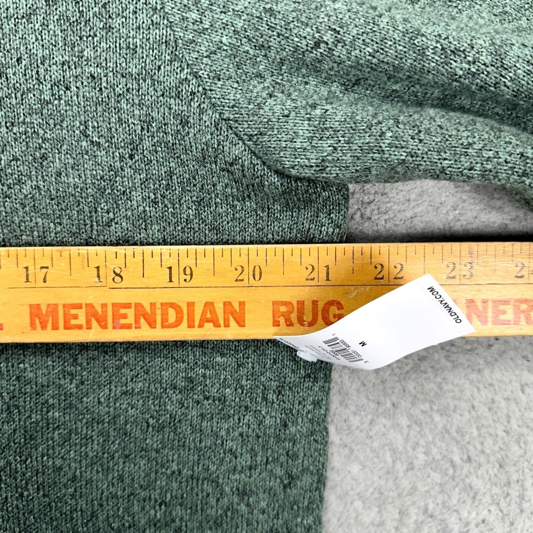 Old Navy Old Navy Mens Fleece Sweater Pullover 1/4 Zip Long Sleeve Green M Men Christmas Winter Mock Neck Size US M / EU 48-50 / 2 - 6 Thumbnail