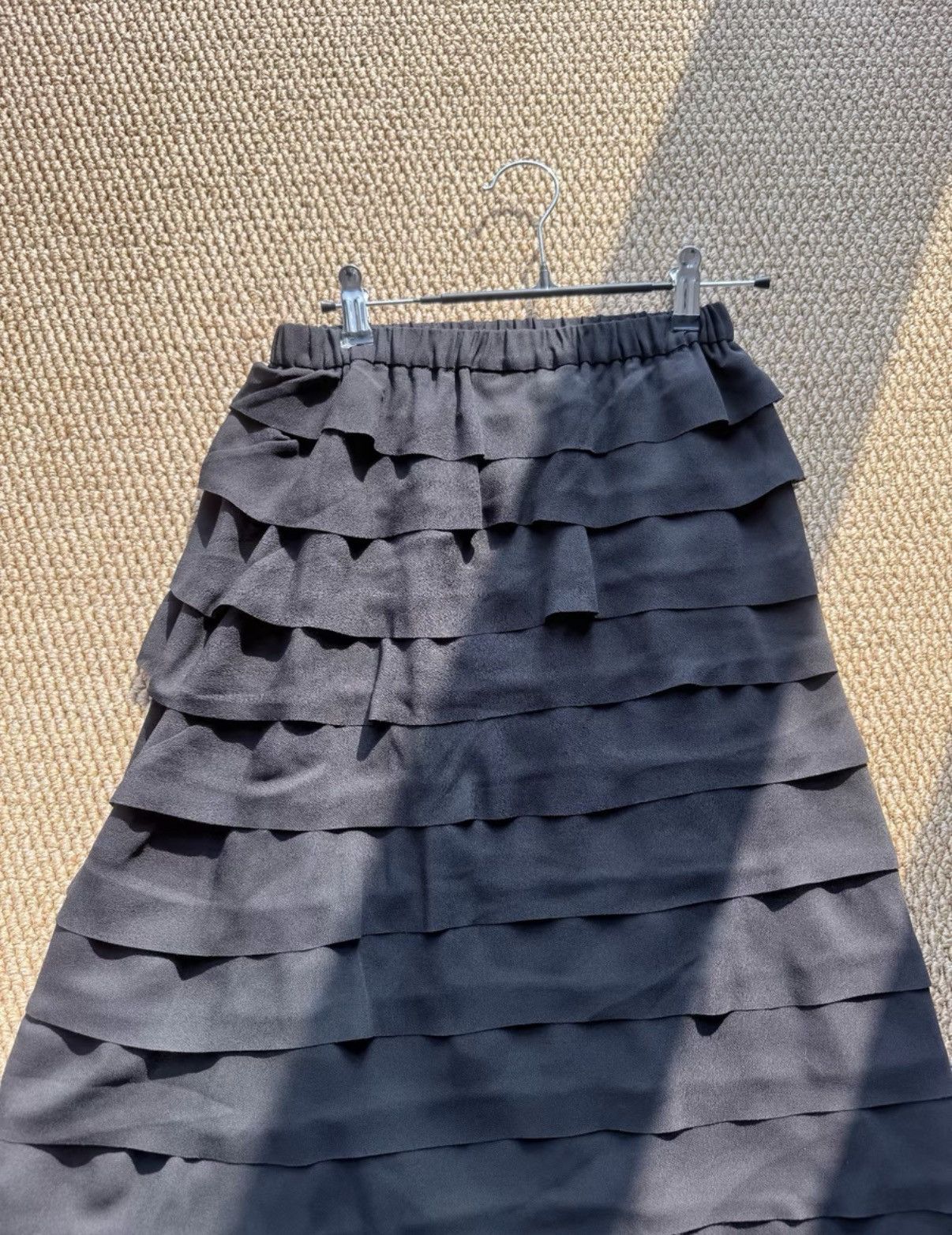 Comme des Garcons Comme des Garçons Black Layered Cake Midi Skirt K23 Size 25" / US 0 / IT 36 - 4 Thumbnail