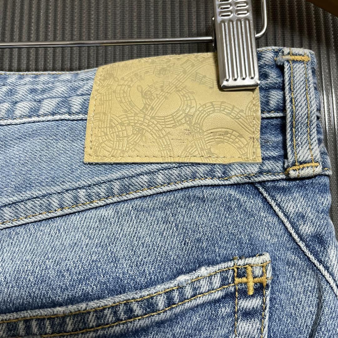 Number (N)ine Crash Musical Note Denim Size US 32 / EU 48 - 4 Thumbnail