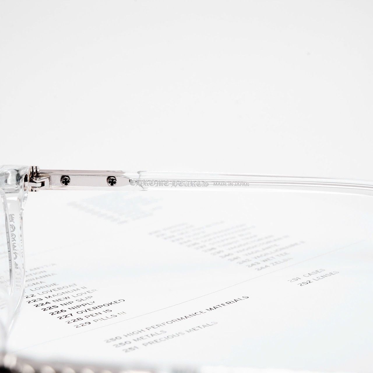 Chrome Hearts CHROME HEARTS LITTLE DINGER CRYSTAL GLASSES Size ONE SIZE - 4 Thumbnail