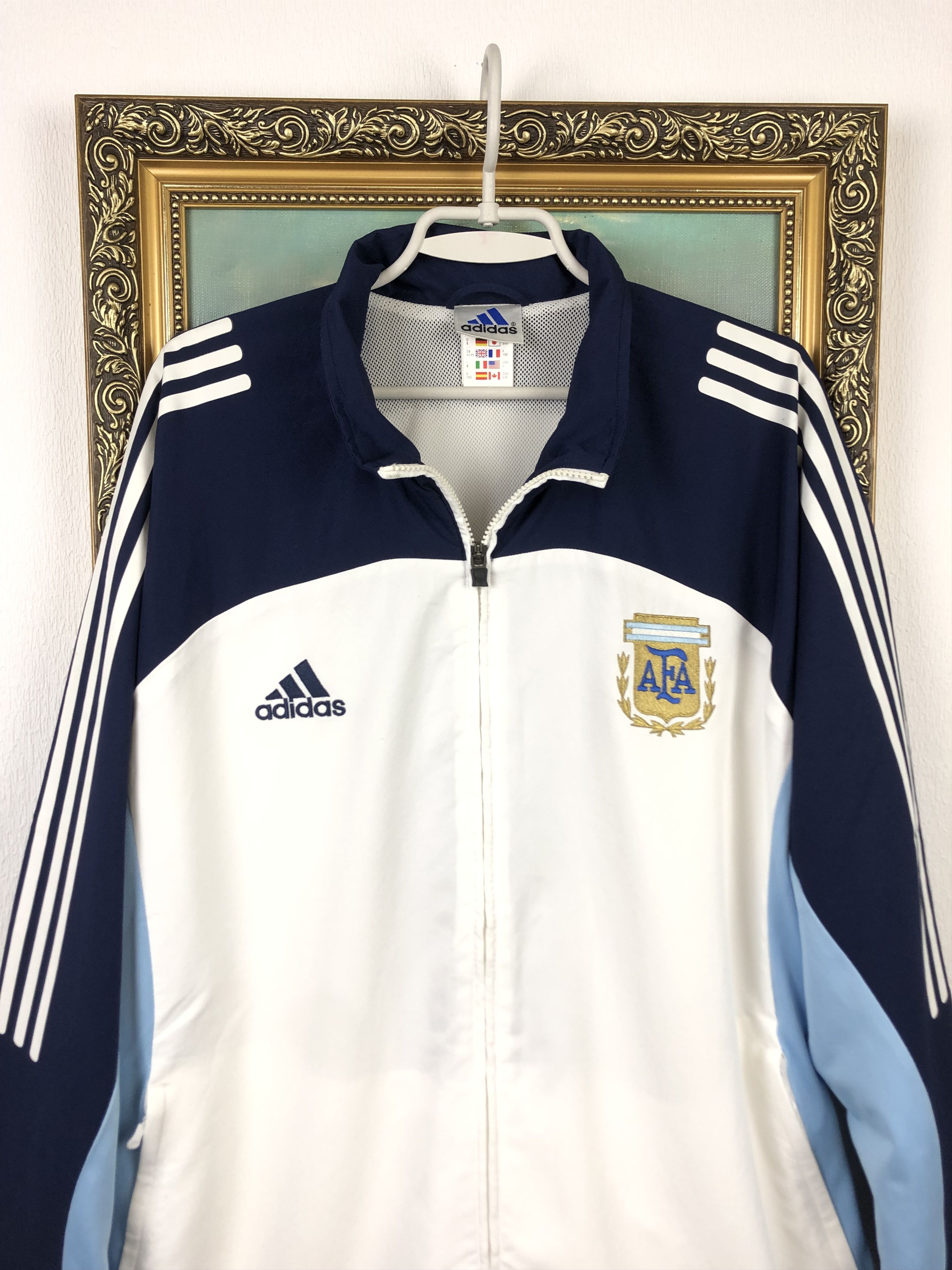 Adidas Rare Vintage Vintage Argentina Football Jacket Track Top Soccer Rare Grailed