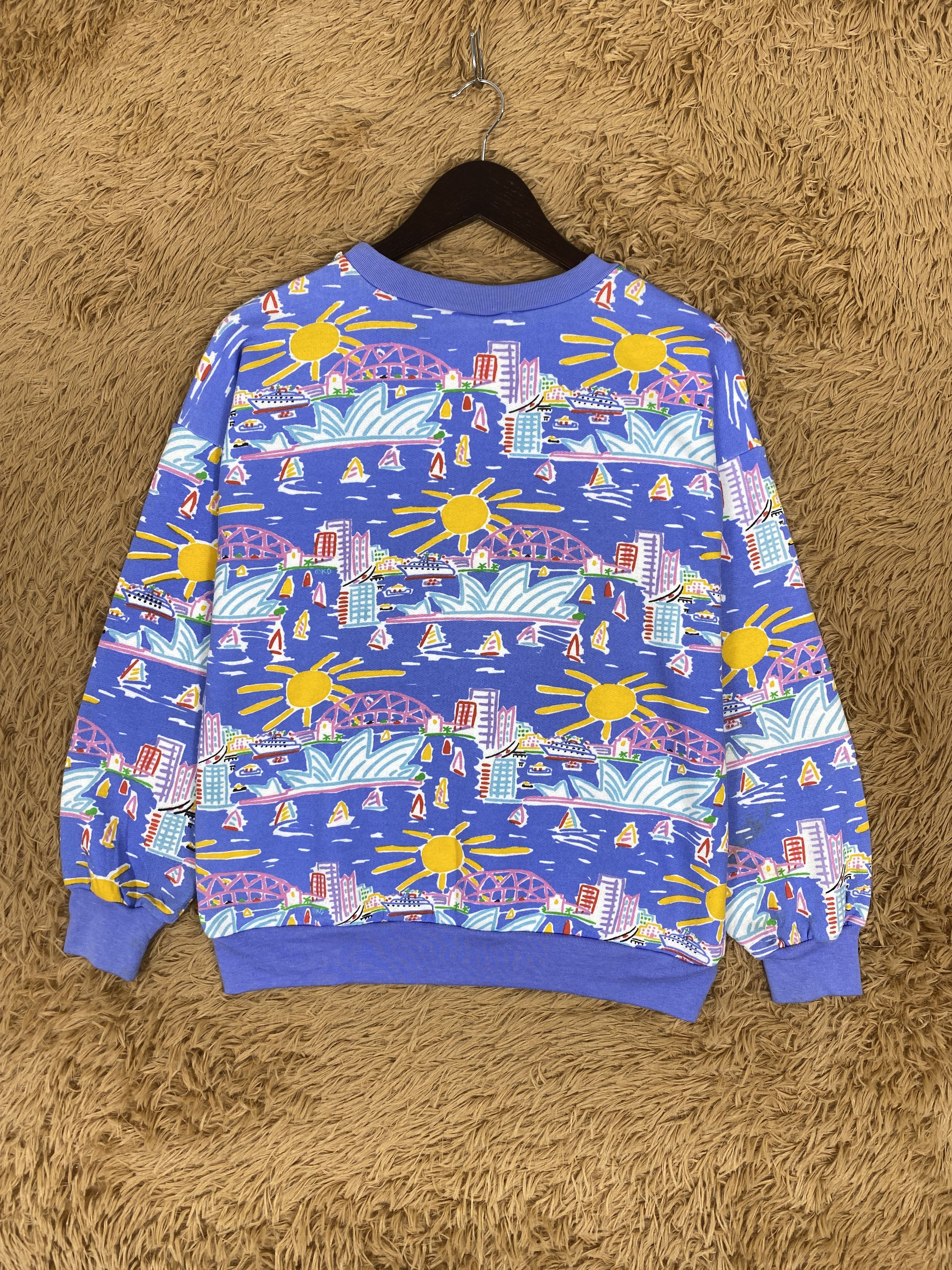 Japanese Brand Vintage Japanese Brand Nice Pattern Sweatshirts PS0003 Size US S / EU 44-46 / 1 - 3 Thumbnail