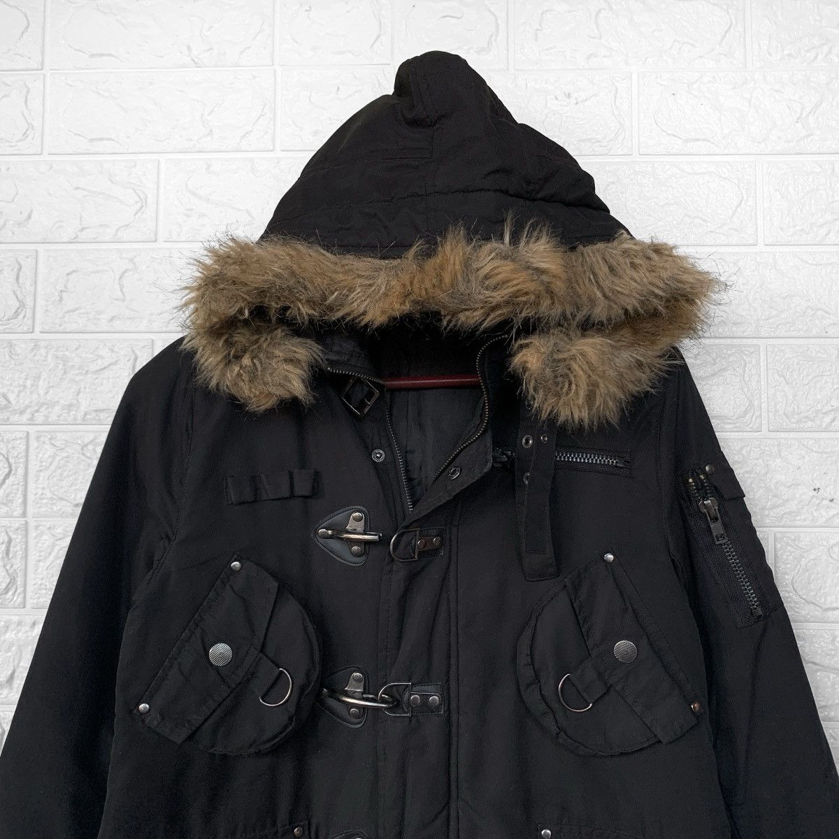If Six Was Nine FUR HOODIE CE 2 JAPAN MILITARY JACKET Size US S / EU 44-46 / 1 - 7 Thumbnail