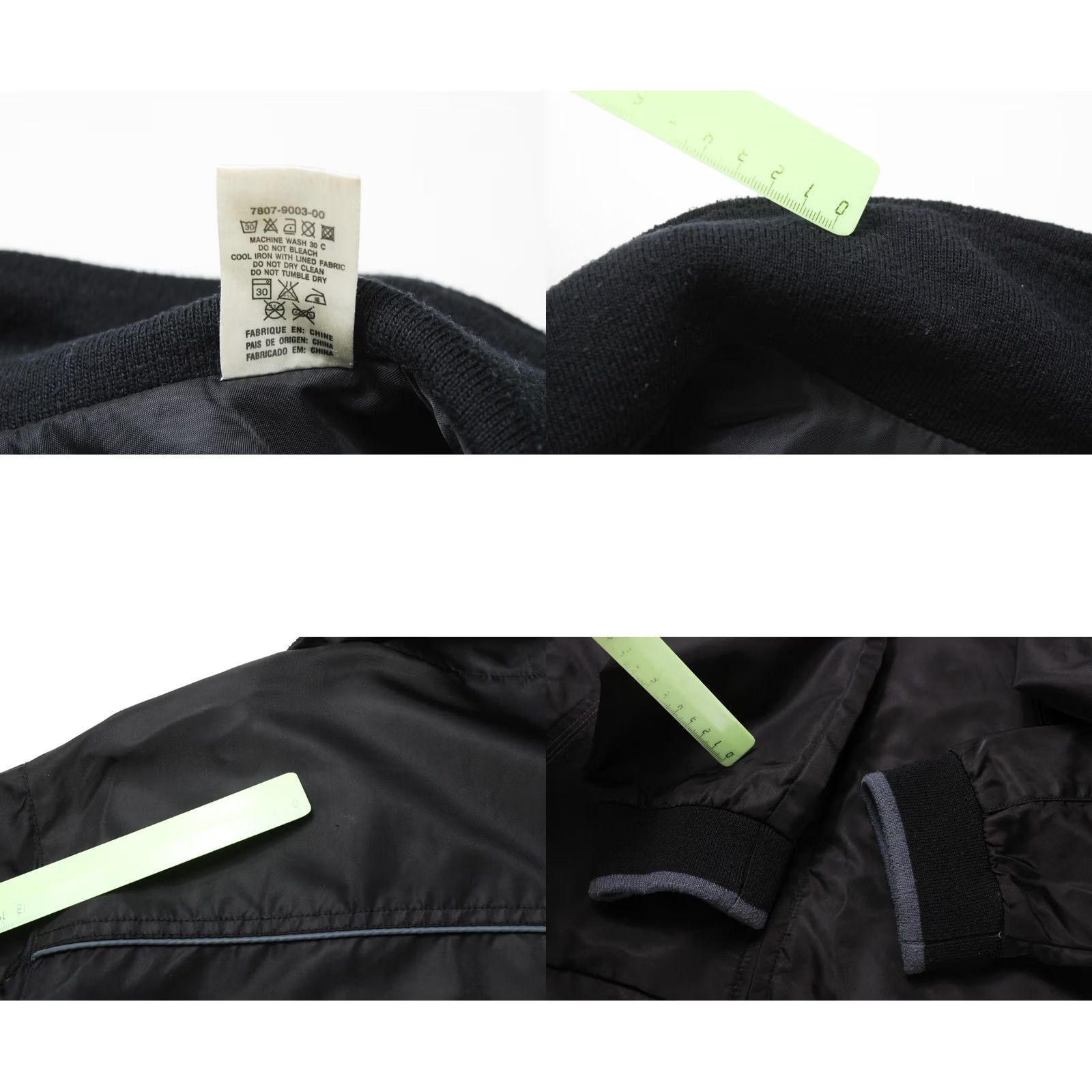 Energie ENERGIE Jacket Men Large Zipper Lined Stand Collar Lightweight Black Size US L / EU 52-54 / 3 - 8 Thumbnail