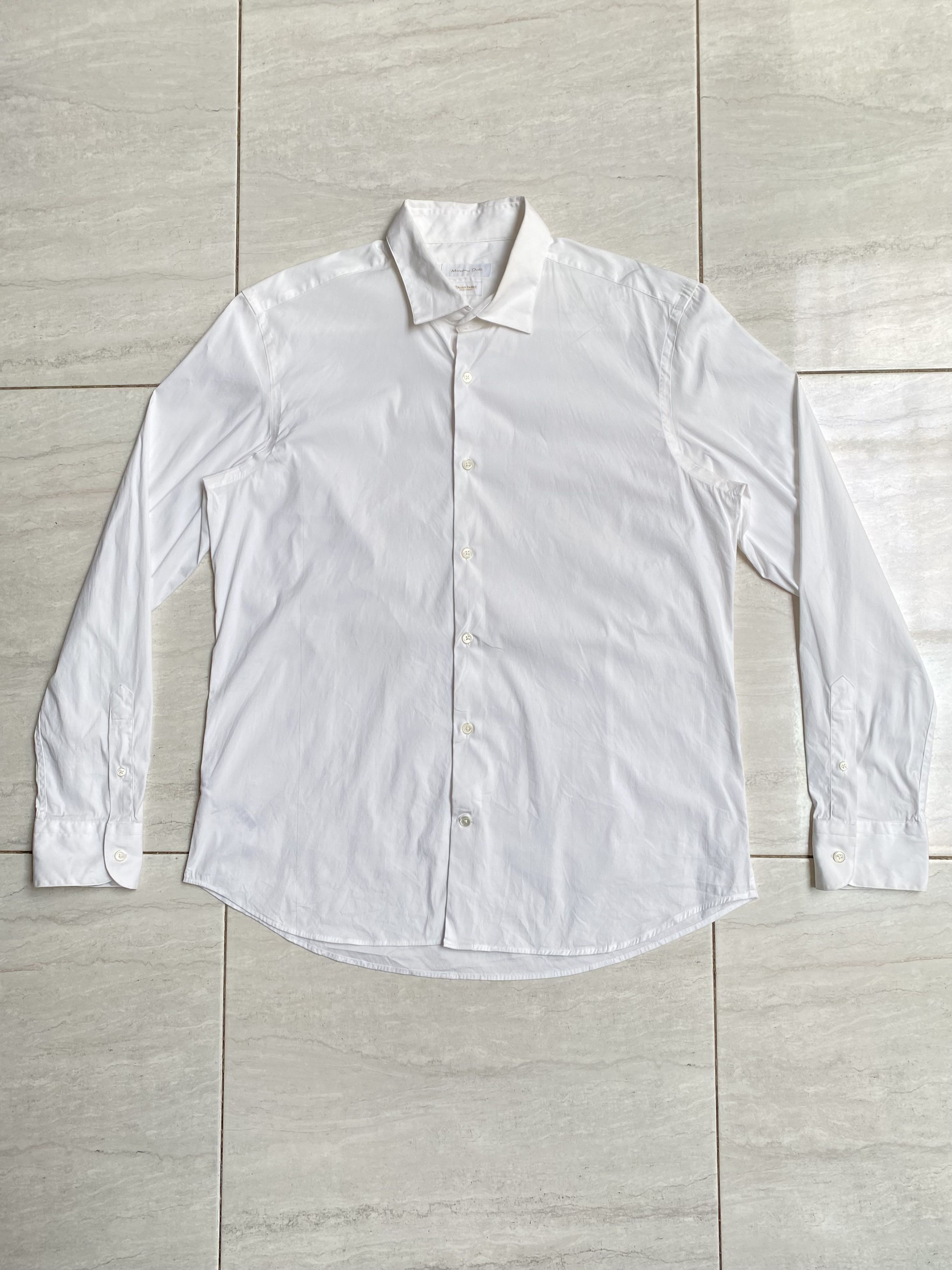 Mossimo MOSSIMO DUTTI White Shirt Size US L / EU 52-54 / 3 - 1 Thumbnail