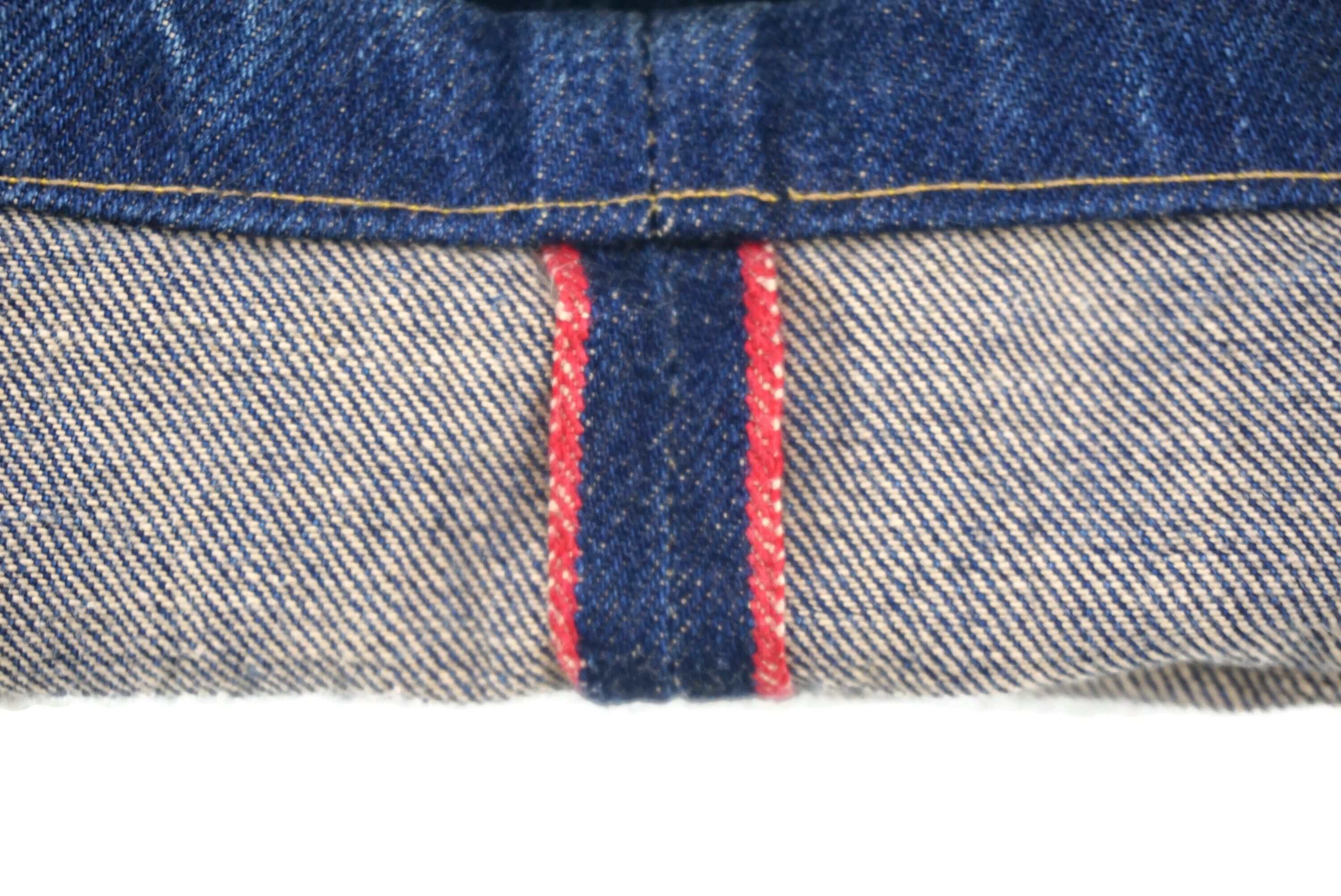 HOLLYWOOD RANCH MARKET HRM Hand Made Selvedge Jeans W26xL28 Blue Blue Ankle Denim Size 26" / US 2 / IT 38 - 18 Thumbnail