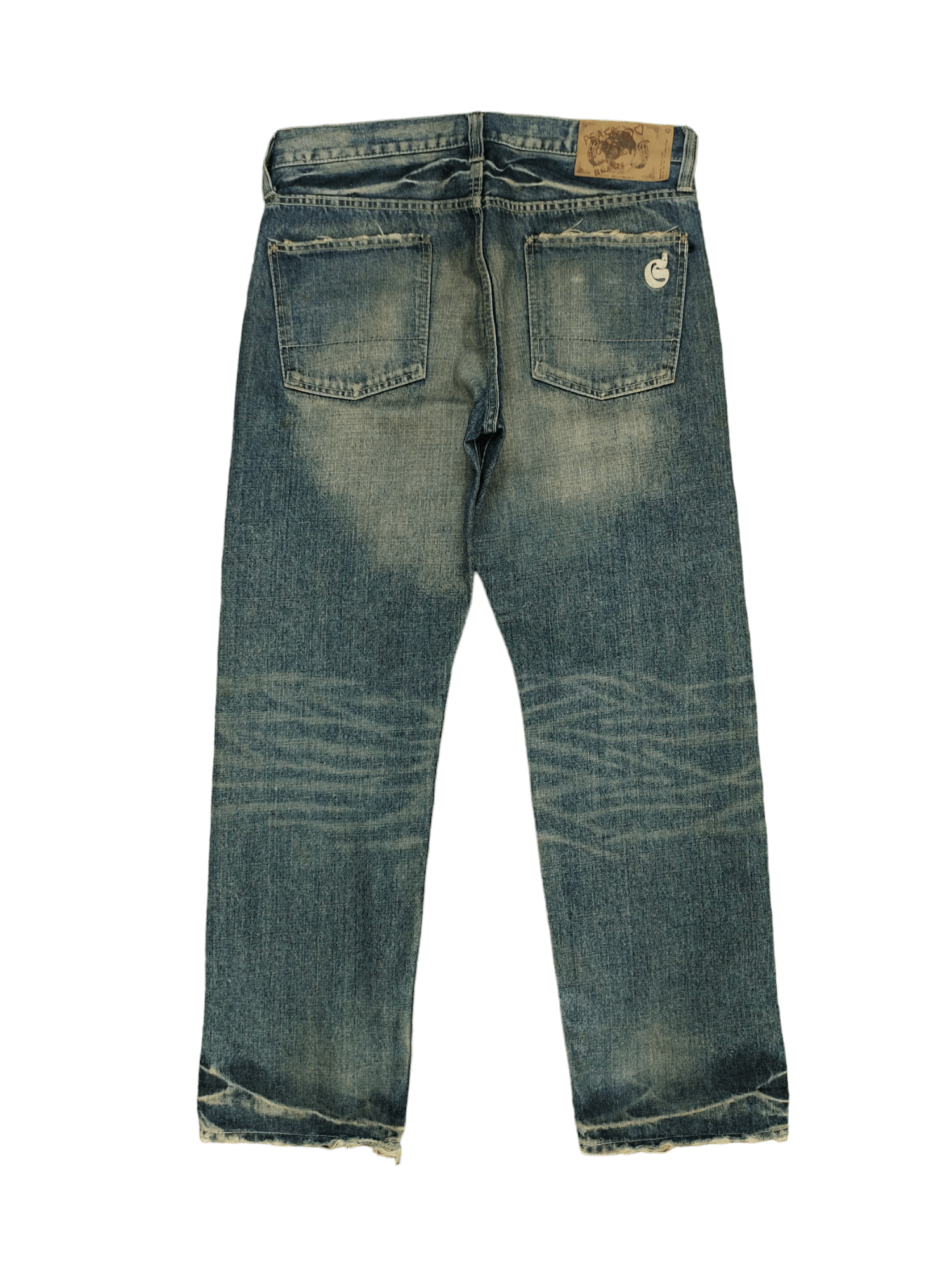 Kapital Vintage Andsuns Japan Clawmark Distress Repaired LooseJeans Size US 34 / EU 50 - 11 Thumbnail