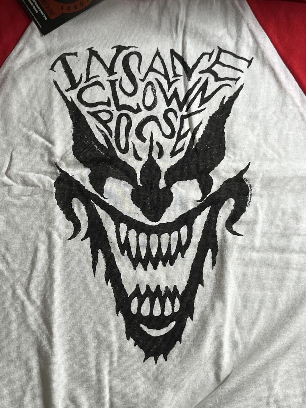 Designer Insane Clown Posse - Face Raglan - New with Tag - M Size US M / EU 48-50 / 2 - 3 Thumbnail
