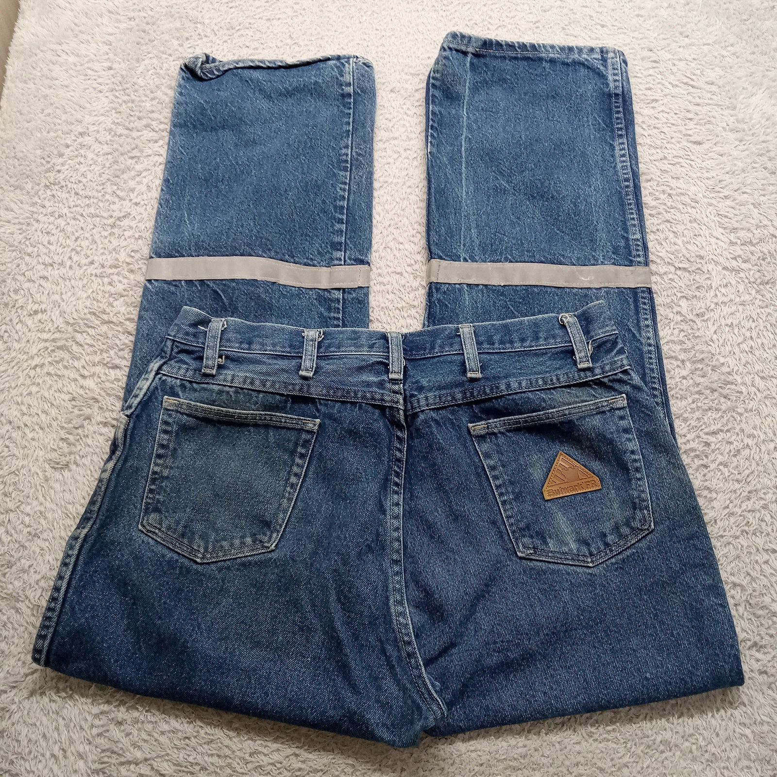 Bulwark Bulwark FR Jeans 38 X 34 Mens Reflective Shuttle Tape Denim Size US 38 / EU 54 - 3 Thumbnail