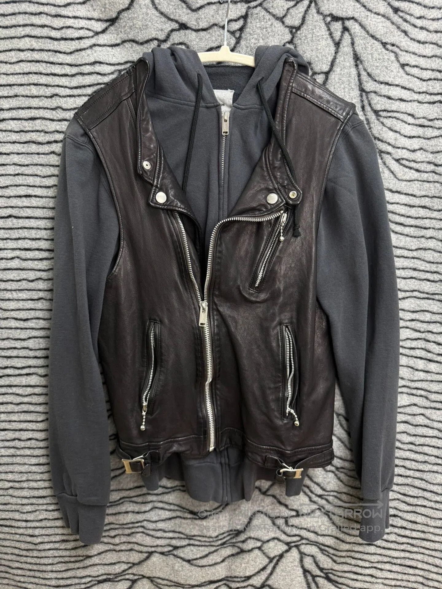 Takahiromiyashita The Soloist. UNDERCOVER Paneled Leather Distressed Jacket. Size US M / EU 48-50 / 2 - 1 Thumbnail