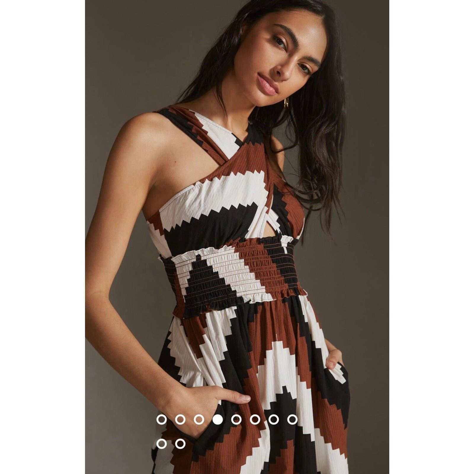 Anthropologie NWT Anthropologie Plenty by Tracy Reese Printed Halter Neck Size S / US 4 / IT 40 - 2 Thumbnail