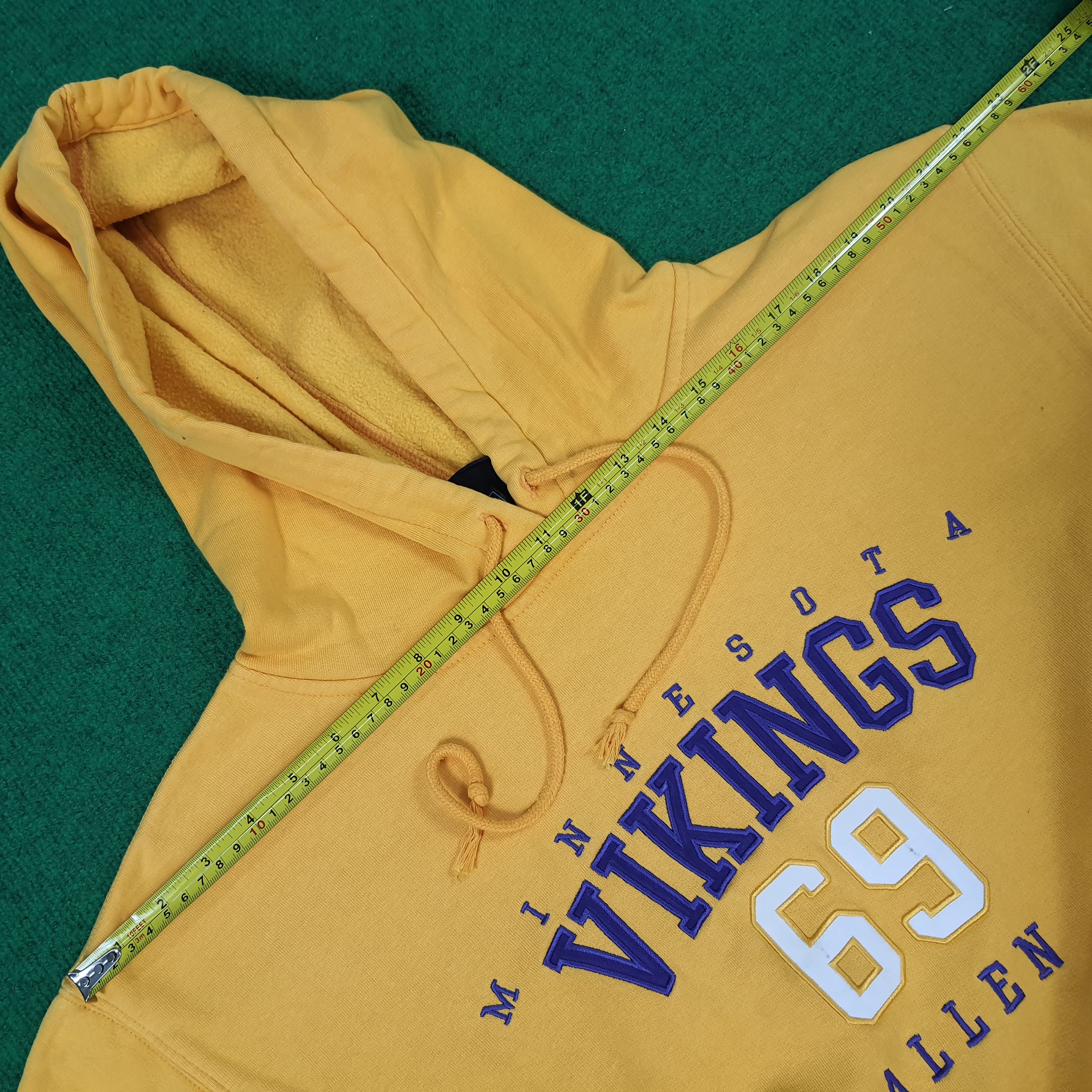 NFL × Reebok × Vintage Vintage Reebok Minnesota Vikings Allen NFL Hoodie Size US XL / EU 56 / 4 - 10 Thumbnail