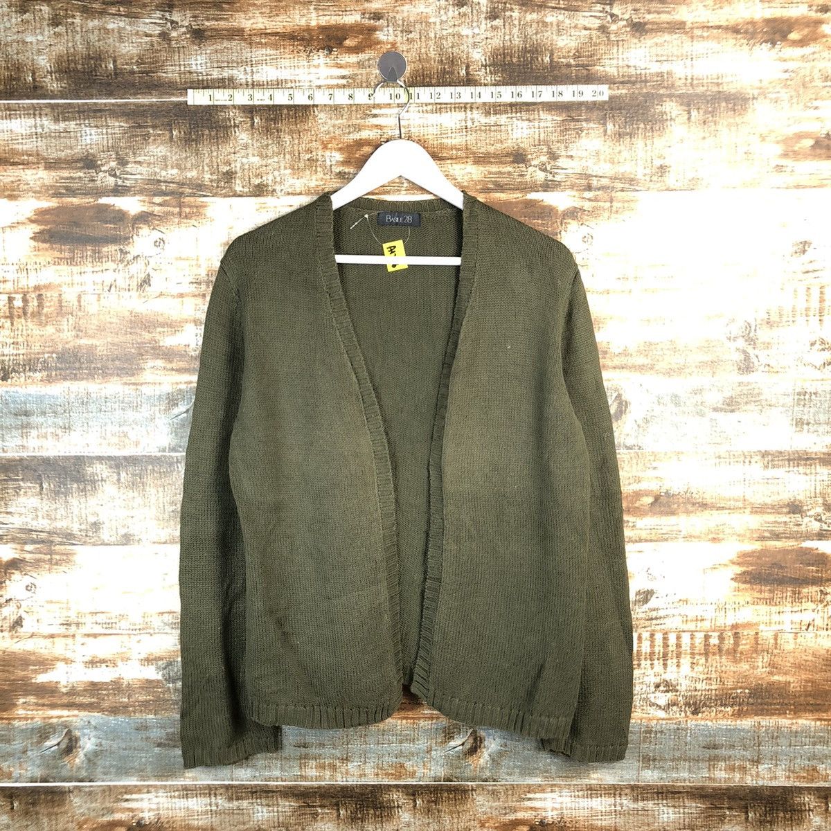 Vintage Basile 28 Green Cardigan Knitwear #A1258 Size US M / EU 48-50 / 2 - 1 Thumbnail