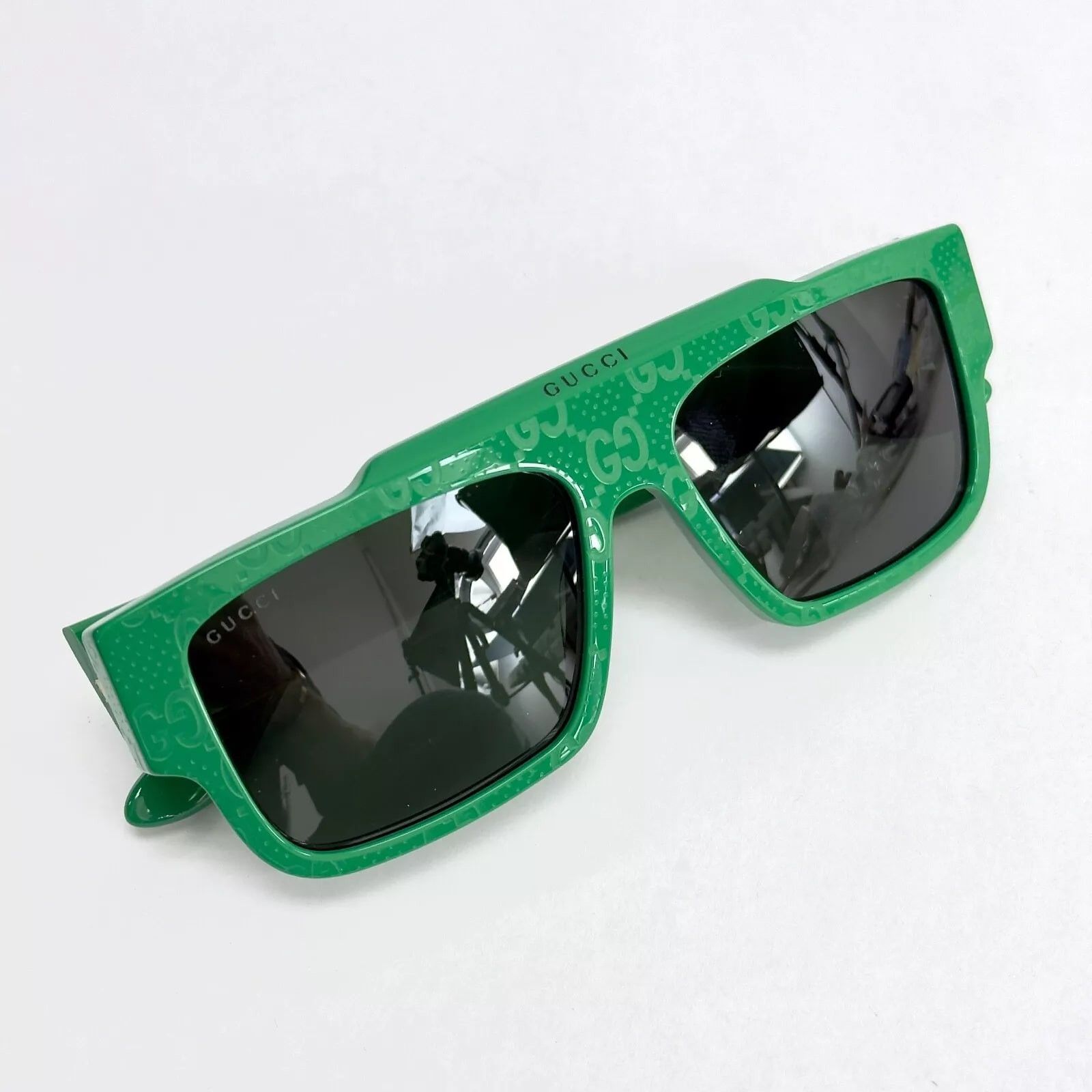 Gucci GUCCI 1460 GG Print Sport Aviator Gg1460S Sunglasses 007 Size ONE SIZE - 6 Thumbnail