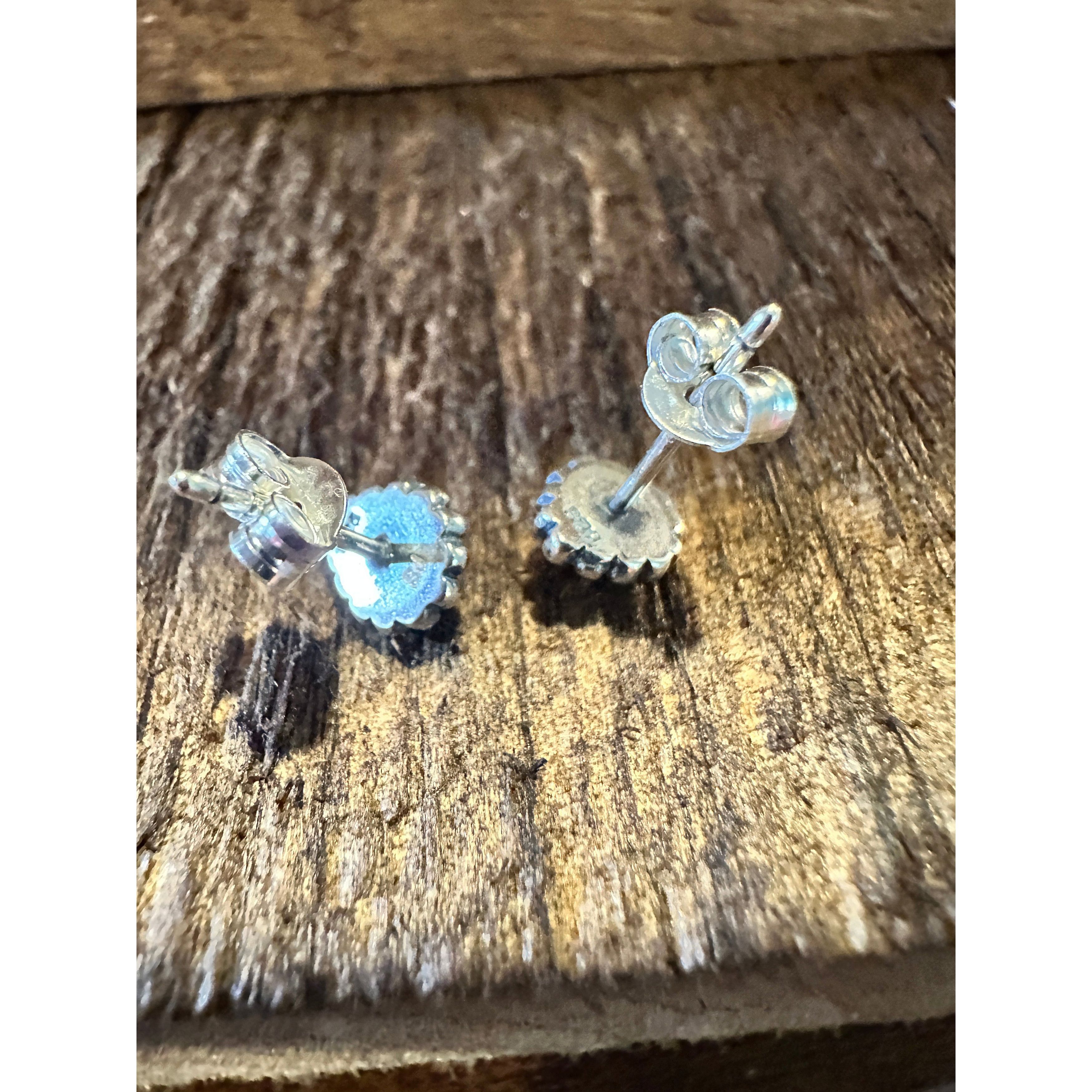 Other Navajo Sterling Silver Teardrop Turquoise Earrings with Gift Size ONE SIZE - 6 Thumbnail