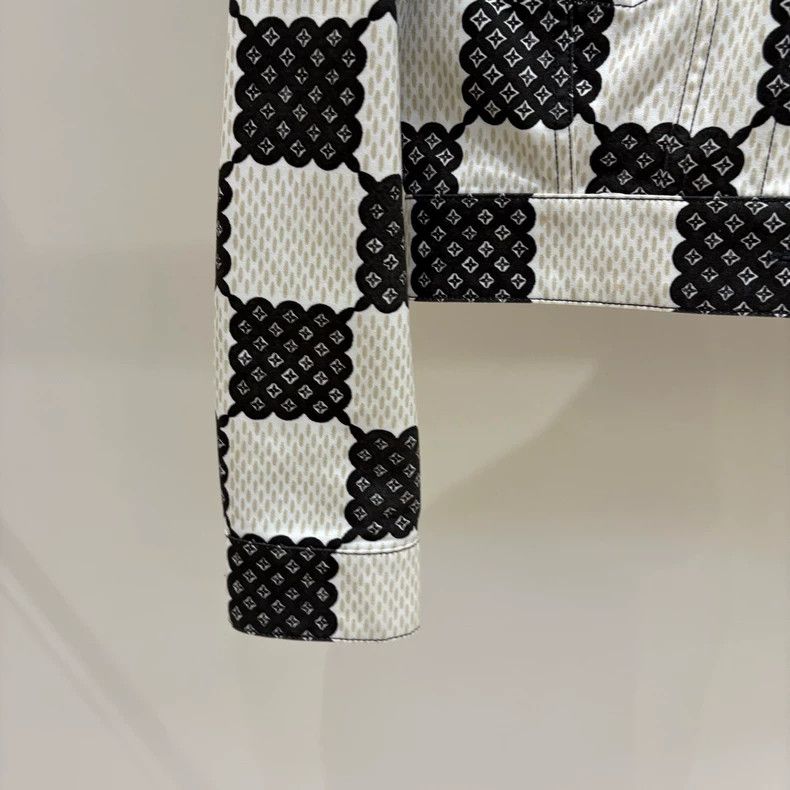 Louis Vuitton Louis Vuitton 23 New Checkerboard Full Print Leather Denim Size XS / US 0-2 / IT 36-38 - 5 Thumbnail