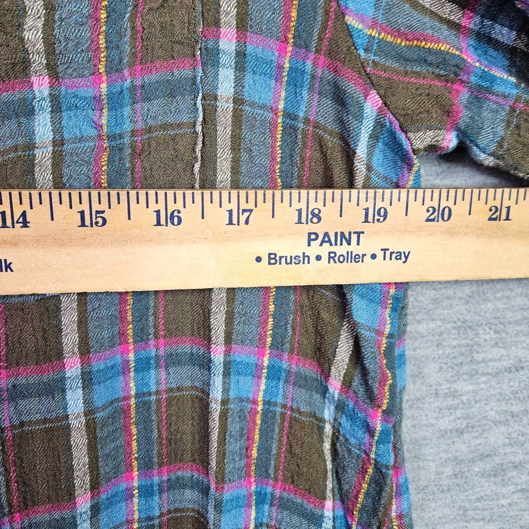 Anthropologie Anthropologie Pilcro Seamed Plaid Button-Down Tunic Top Shirt XS Multicolor Long Sleeve Casual Womens XS Button-Up Size XS / US 0-2 / IT 36-38 - 7 Thumbnail