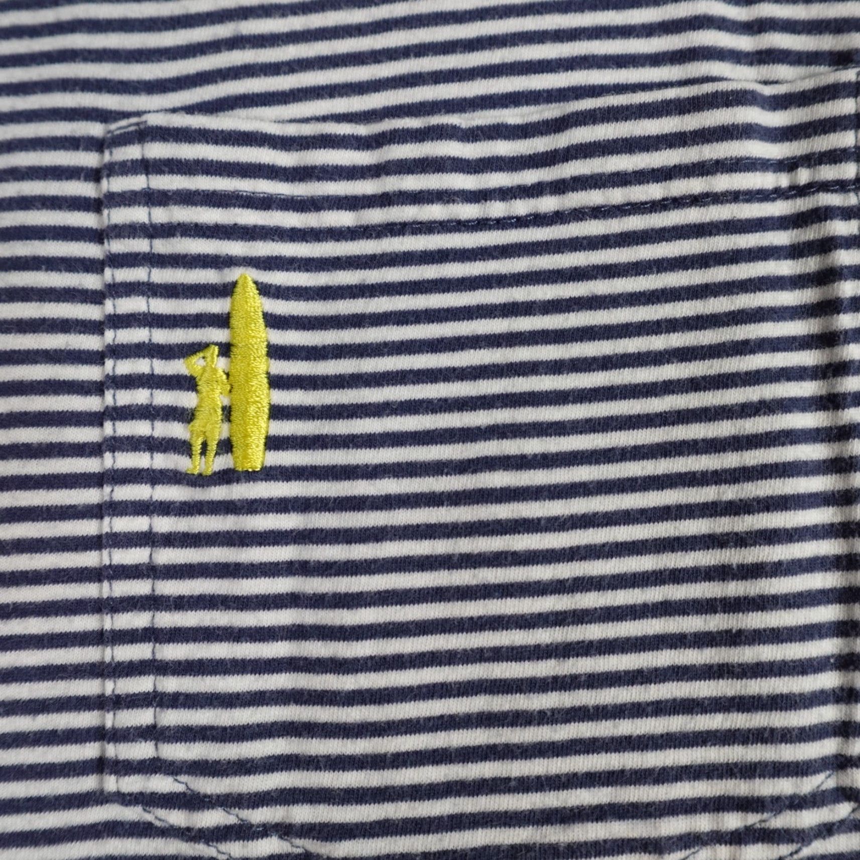johnnie-O johnnie-O Polo Shirt XL Blue White Striped Pocket 100% Cotton Polo Men XL Blue Striped Pocket 100% Cotton Sports Golf Performance Size US XL / EU 56 / 4 - 2 Thumbnail