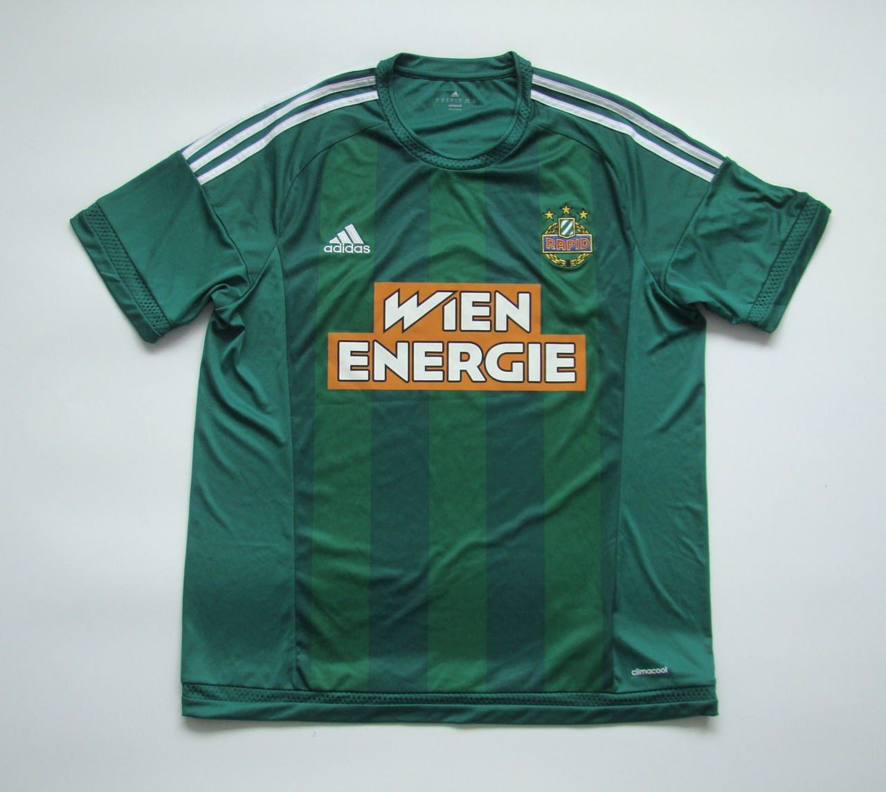 Adidas Adidas Rapid Vienna Soccer Jersey 2015-2017 Home Size US XL / EU 56 / 4 - 1 Thumbnail