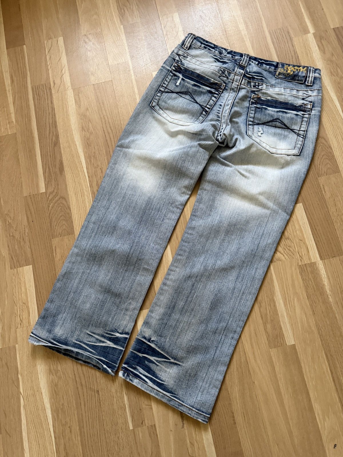 If Six Was Nine Vintage Baggy Faded Washed Y2K Jeans If Six Was Nine Style Size US 33 - 5 Thumbnail