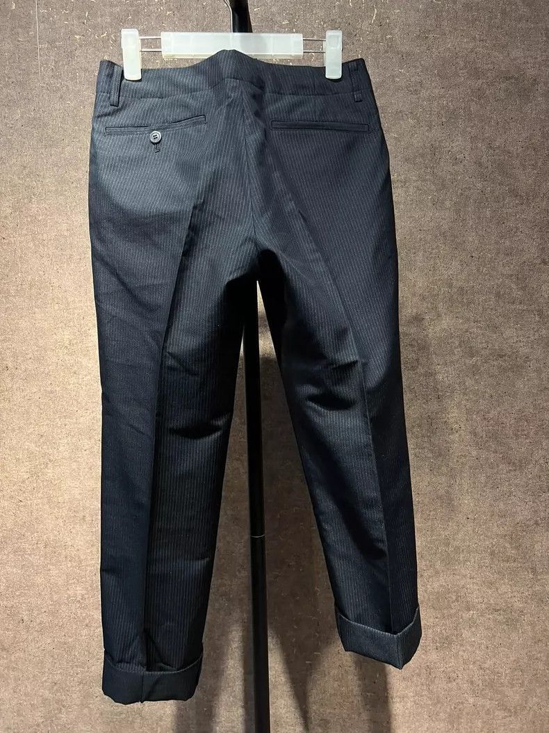 Junya Watanabe Junya Watanabe Pinstripe Wool Dress Pants Size US 26 / EU 42 - 6 Thumbnail