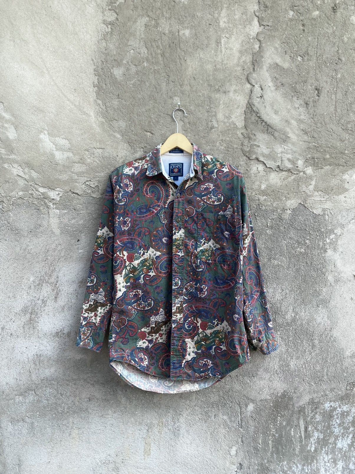 Chaps Ralph Lauren × Polo Ralph Lauren × Vintage Vintage 90s Chaps Ralph Lauren shirt Size US S / EU 44-46 / 1 - 1 Thumbnail