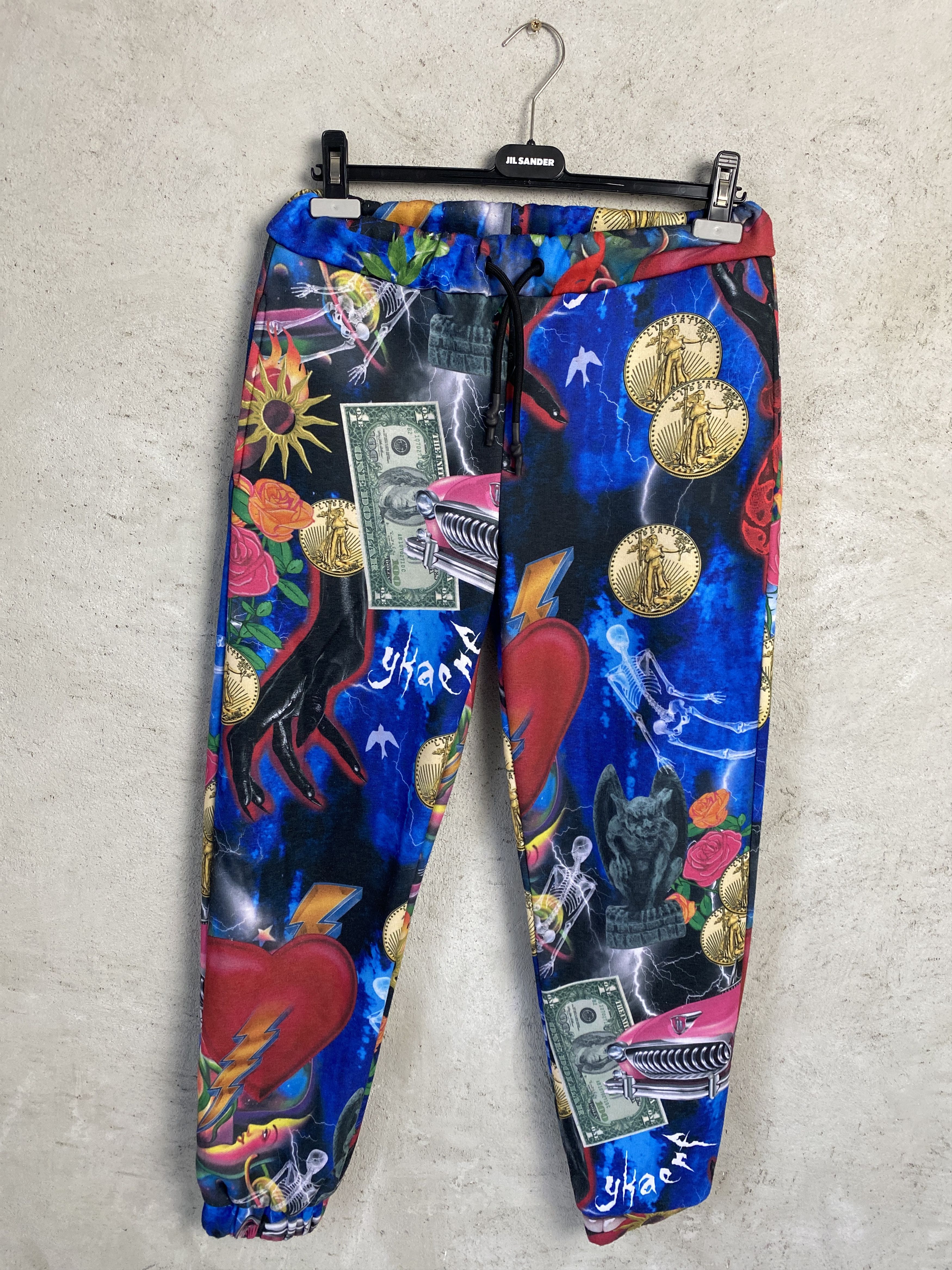 Jaded London Jaded London money printed multi color sweatpants joggers Size 27" / US 4 / IT 40 - 1 Thumbnail