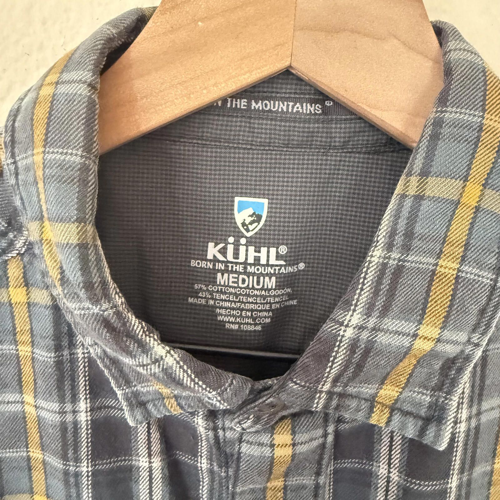 Kuhl KUHL Button up Shirt Men's M Blue Flannel Size US M / EU 48-50 / 2 - 4 Thumbnail