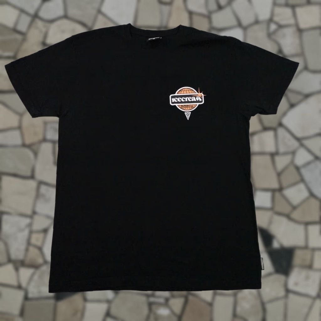 Vintage Icecream Shirt Mens XL Black BBC Billionaire Boys Club Worldwide Hip Hop Skater Shirt Size US XL / EU 56 / 4 - 1 Thumbnail