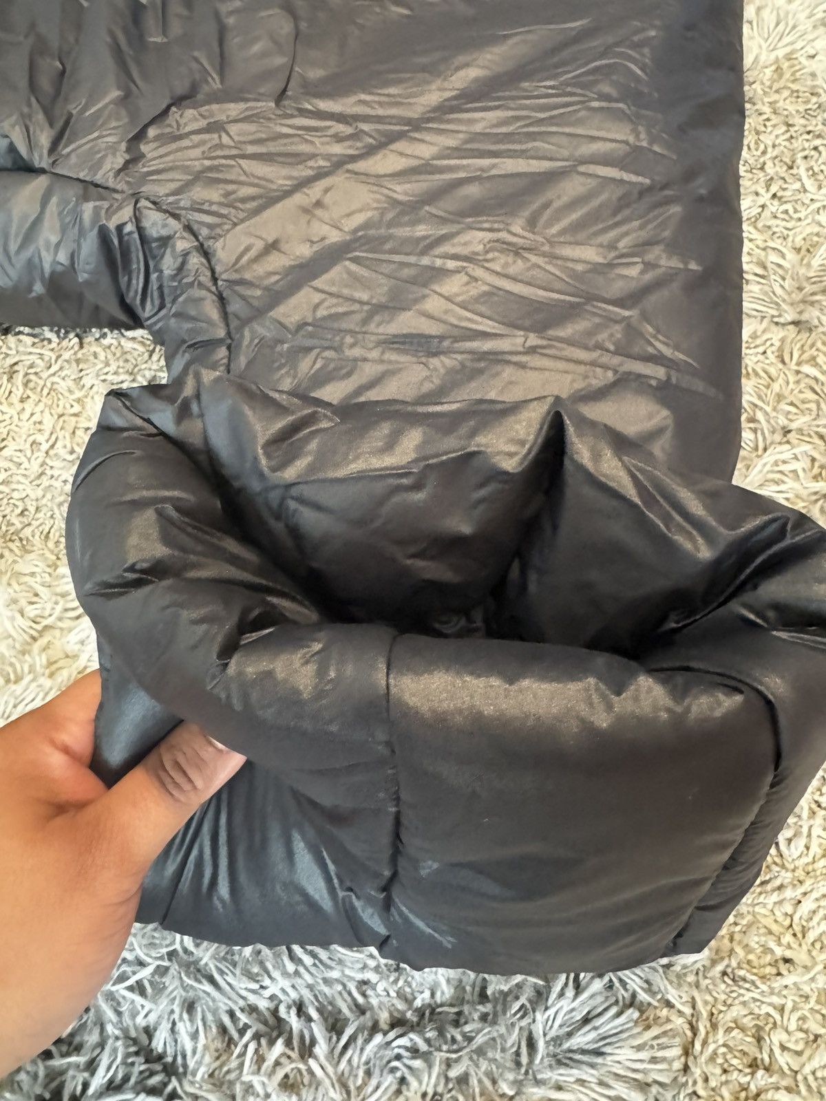 Balenciaga × Gap × Kanye West YZY x GAP LONG ROUND JACKET in BLACK (MEDIUM) Size US M / EU 48-50 / 2 - 4 Thumbnail