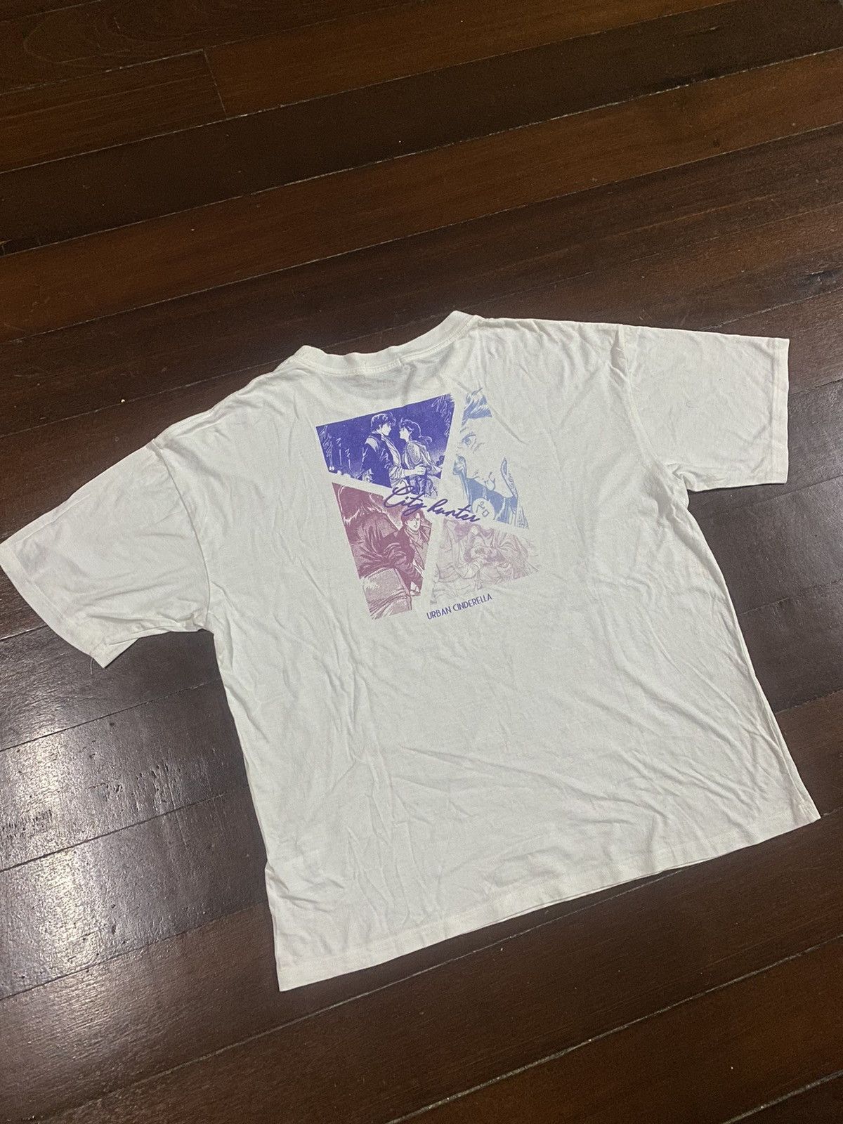 Anime × Vintage Vintage Anime City Hunter urban cinderella Manga art tee Size US XL / EU 56 / 4 - 5 Thumbnail