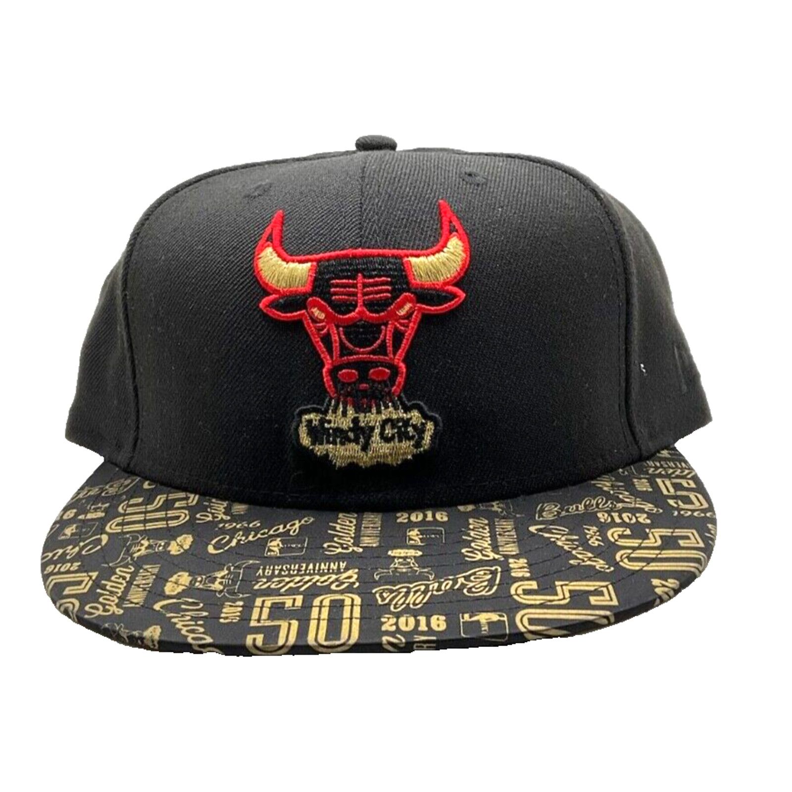 New Era Chicago Bulls New Era 50th Anniversary L/E 9FIFTY Snapback Size ONE SIZE - 3 Thumbnail