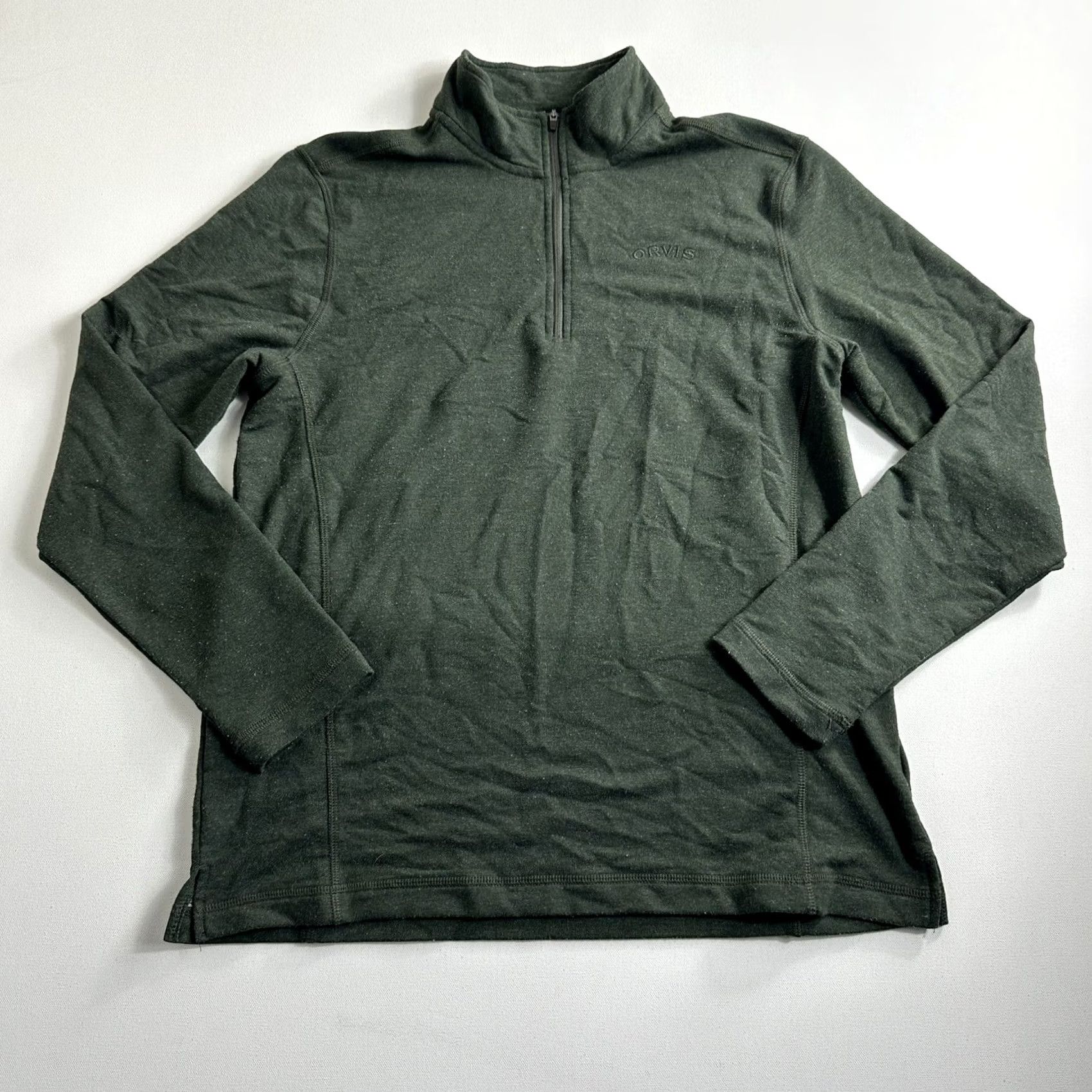 Orvis Orvis Sweater Mens S Green Zip Pullover Men Size Longsleeve Casual Classic Size US S / EU 44-46 / 1 - 2 Thumbnail