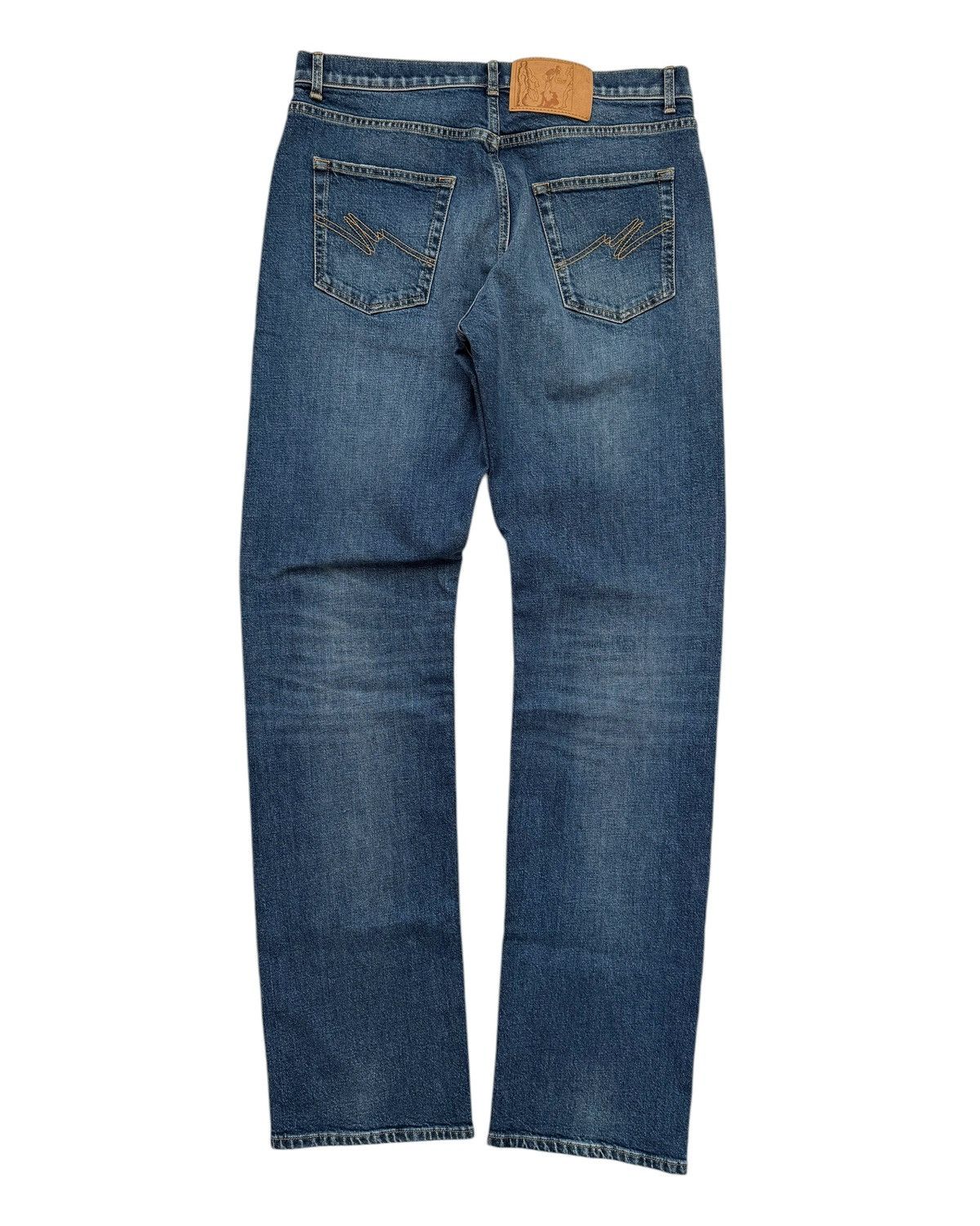 Martine Rose Ring Zip Stretch Blue Denim Size US 28 / EU 44 - 2 Thumbnail