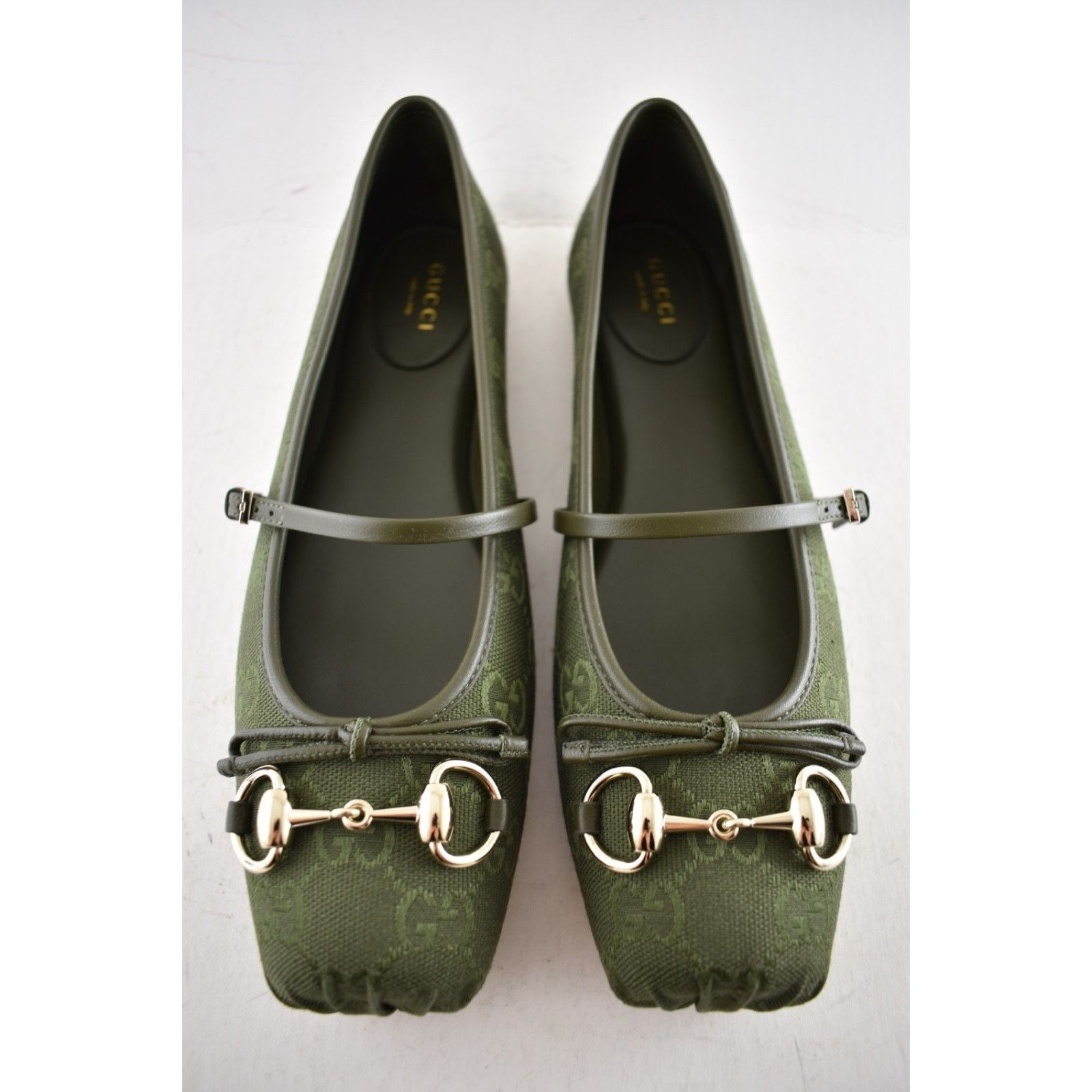 Gucci Gucci Green Horsebit Maryjane Ballerina Ballet Flat 39 Size US 9 / IT 39 - 7 Thumbnail
