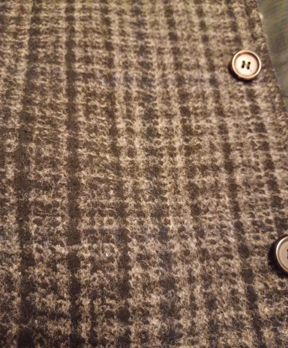 Prada A/W 2007 RUNWAY TUFTED WOOL CHECKED COAT Size US L / EU 52-54 / 3 - 5 Thumbnail