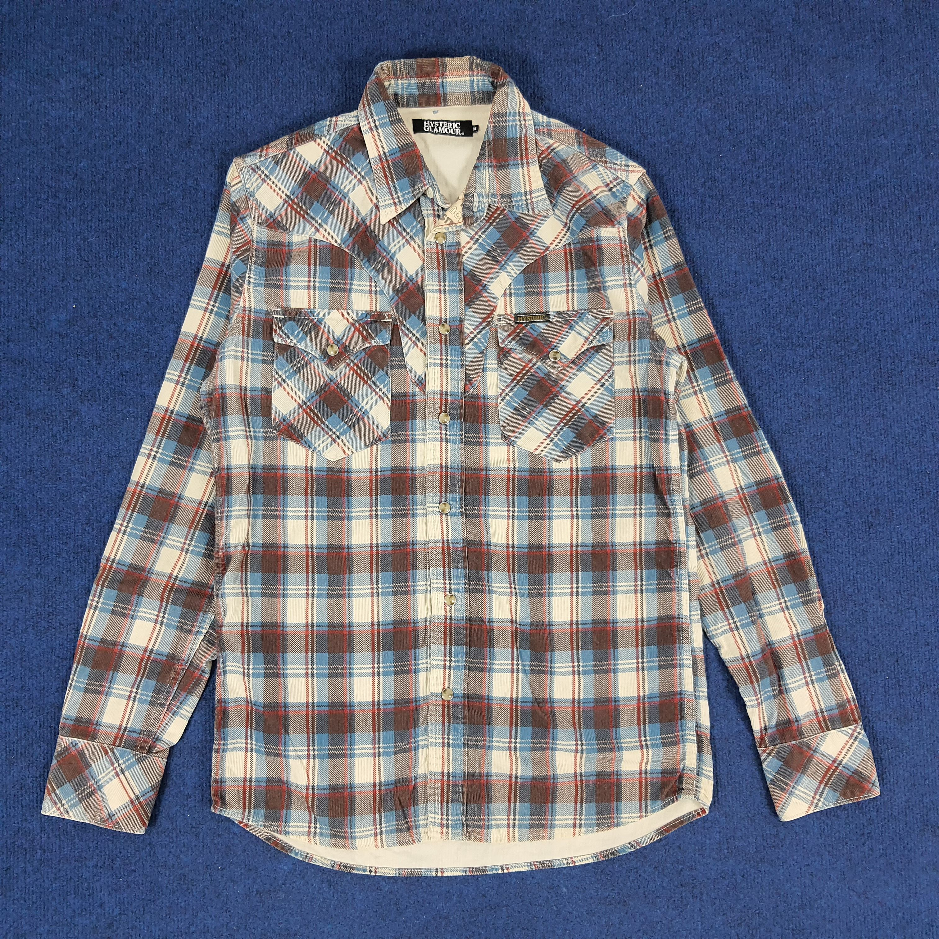 Hysteric Glamour Vintage Hysteric Glamour Japan Custom Logo Flannel Shirts Size US M / EU 48-50 / 2 - 3 Thumbnail
