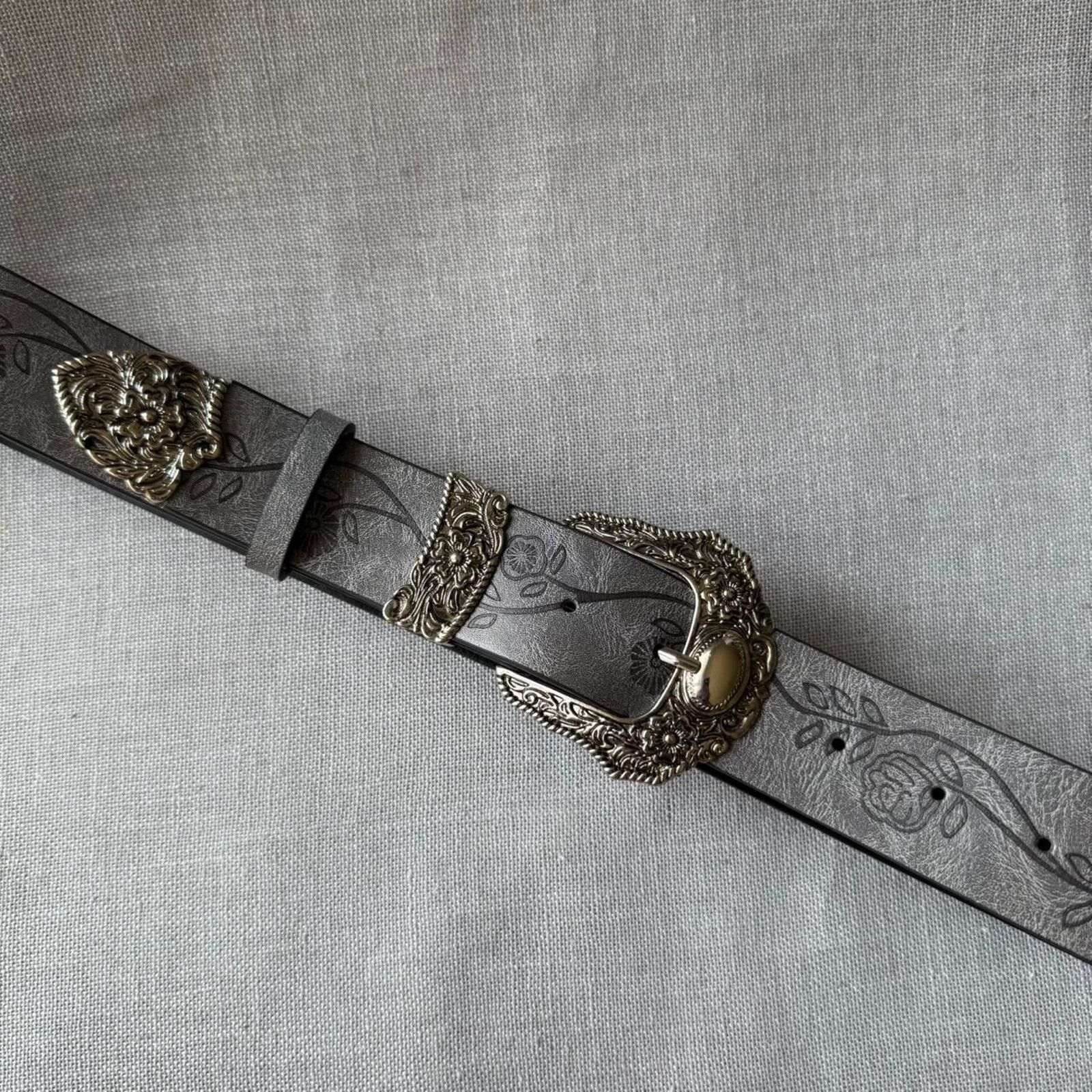 Other Grey floral print western MENS2 Size ONE SIZE - 7 Thumbnail