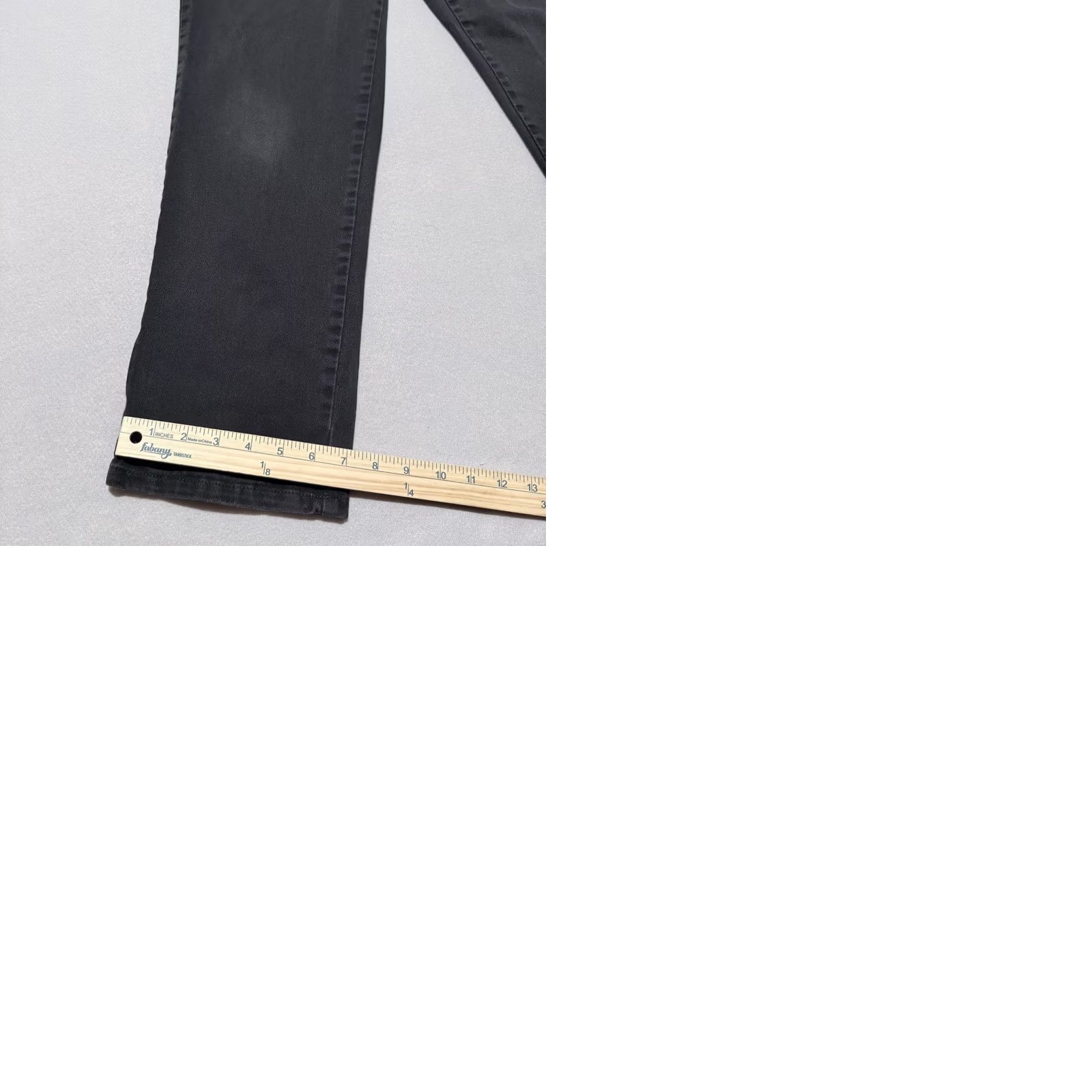 Gloria Vanderbilt Gloria Vanderbilt Amanda Jeans Women Black Denim Zip-Fly Straight-Leg - 12 Size 34" / US 12 / IT 48 - 10 Thumbnail