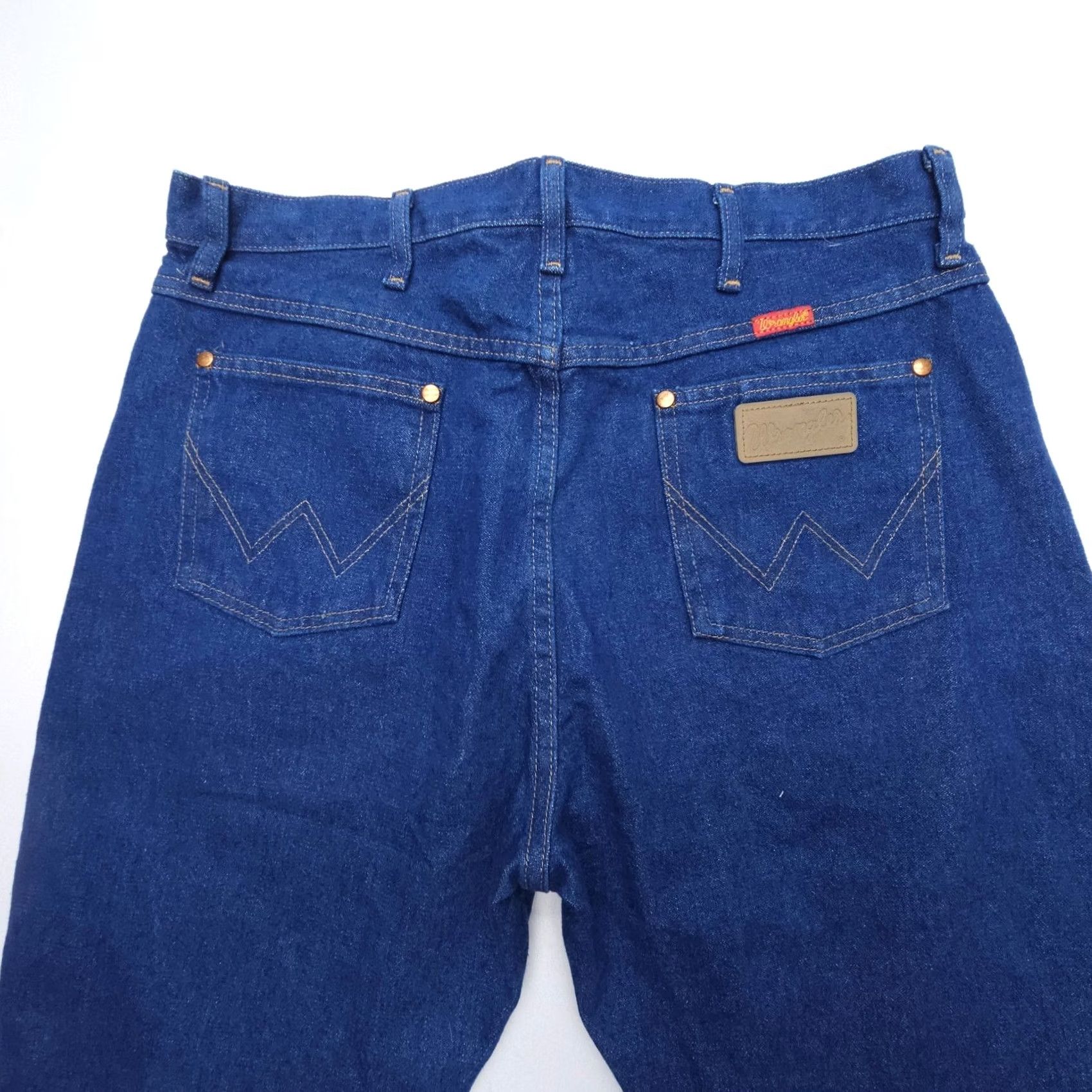 Wrangler Wrangler Cowboy Cut Jeans Womens Size 15 x 32 Dark Denim Straight 90s Southwestern Mens (adjusted? ) Size 36" / US 14 / IT 50 - 4 Thumbnail